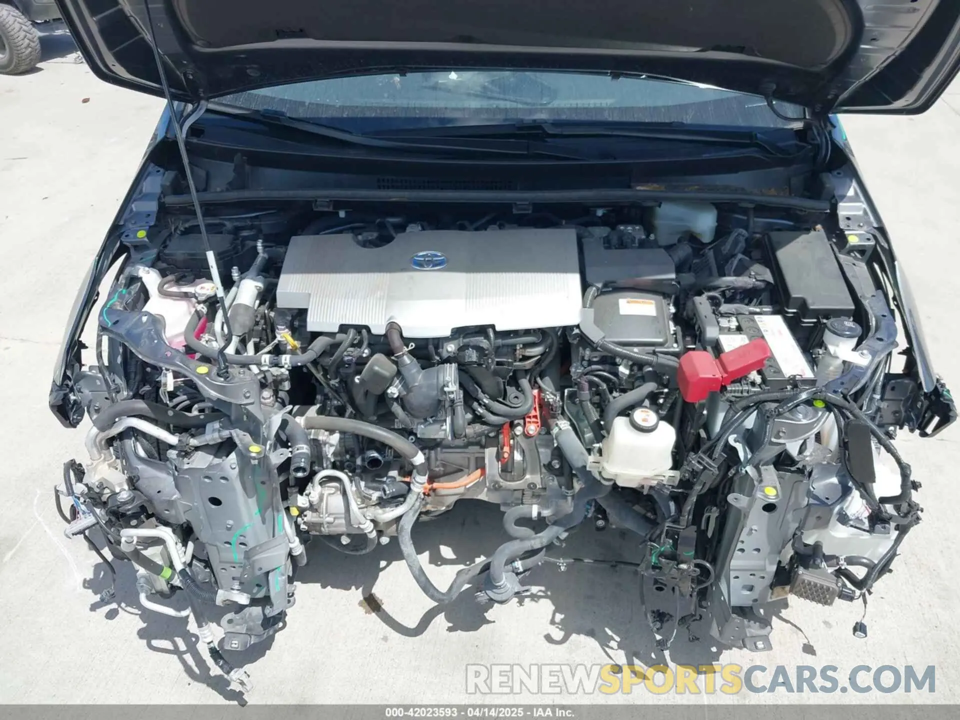10 fotografías del automóvil dañado JTDKAMFP3M3193640 TOYOTA PRIUS PRIME 2021