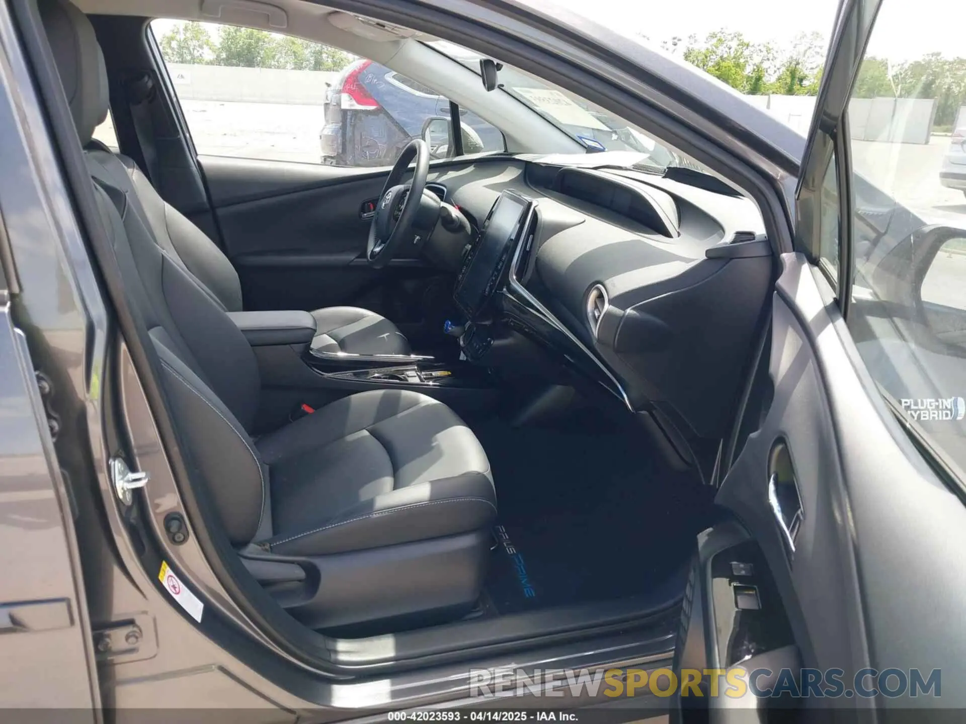 5 fotografías del automóvil dañado JTDKAMFP3M3193640 TOYOTA PRIUS PRIME 2021