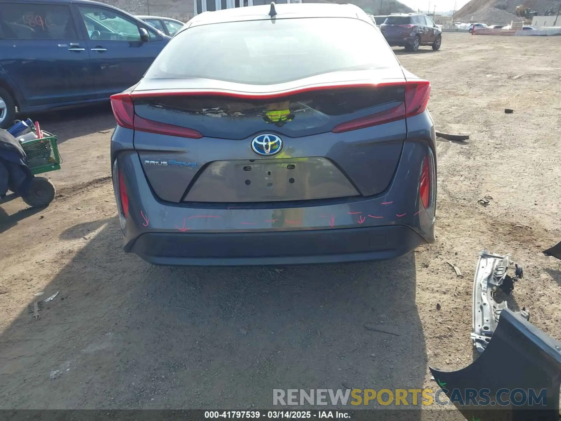 16 fotografías del automóvil dañado JTDKAMFP4M3165667 TOYOTA PRIUS PRIME 2021