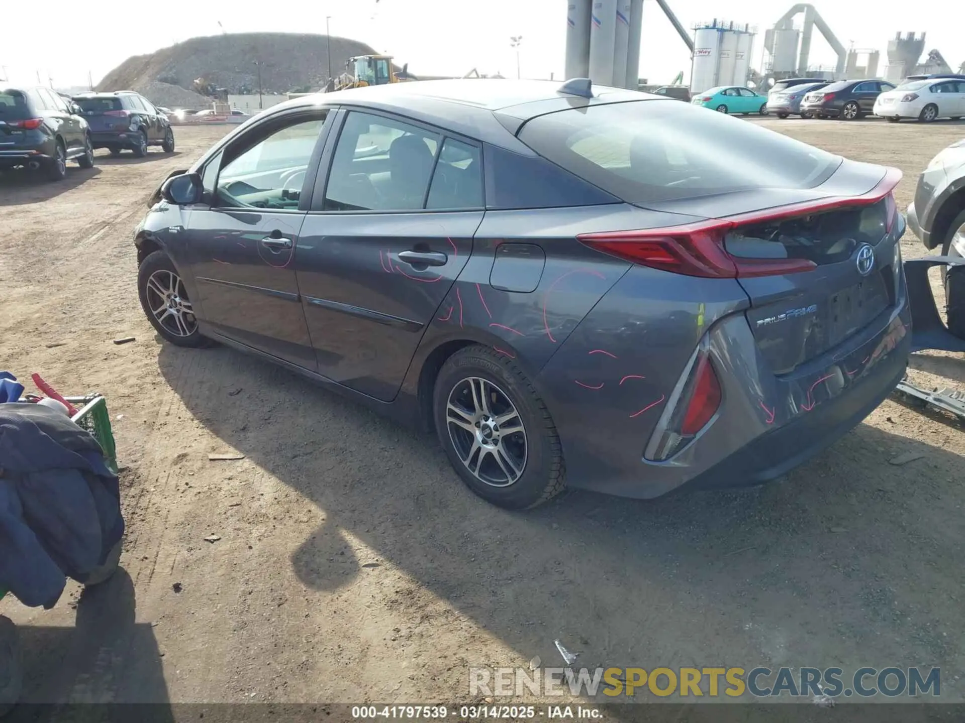 3 fotografías del automóvil dañado JTDKAMFP4M3165667 TOYOTA PRIUS PRIME 2021