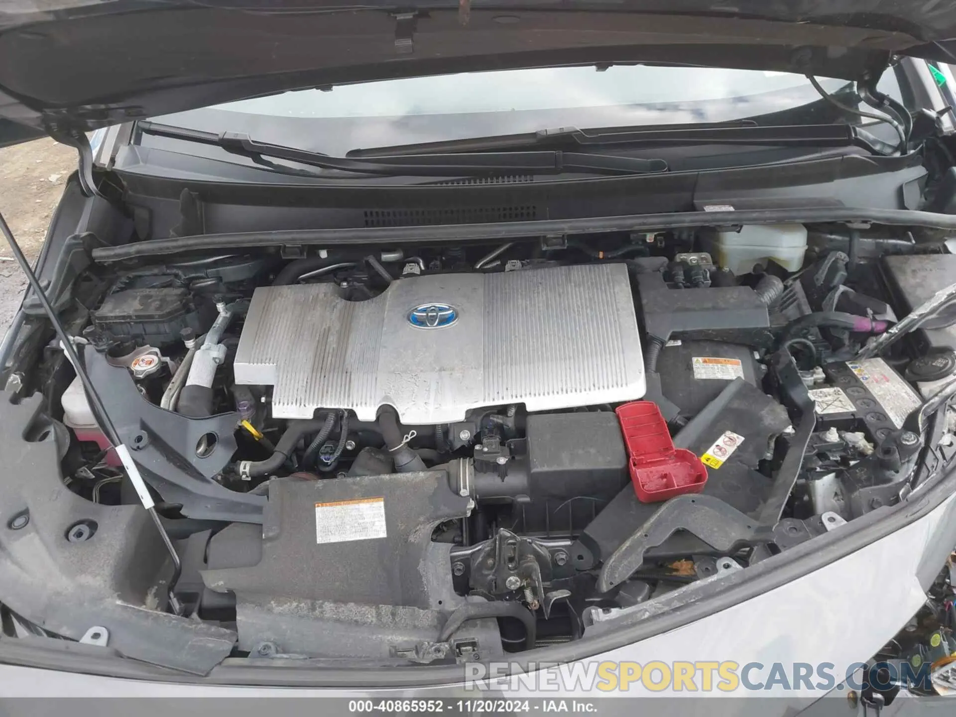 10 fotografías del automóvil dañado JTDKAMFP4M3171355 TOYOTA PRIUS PRIME 2021
