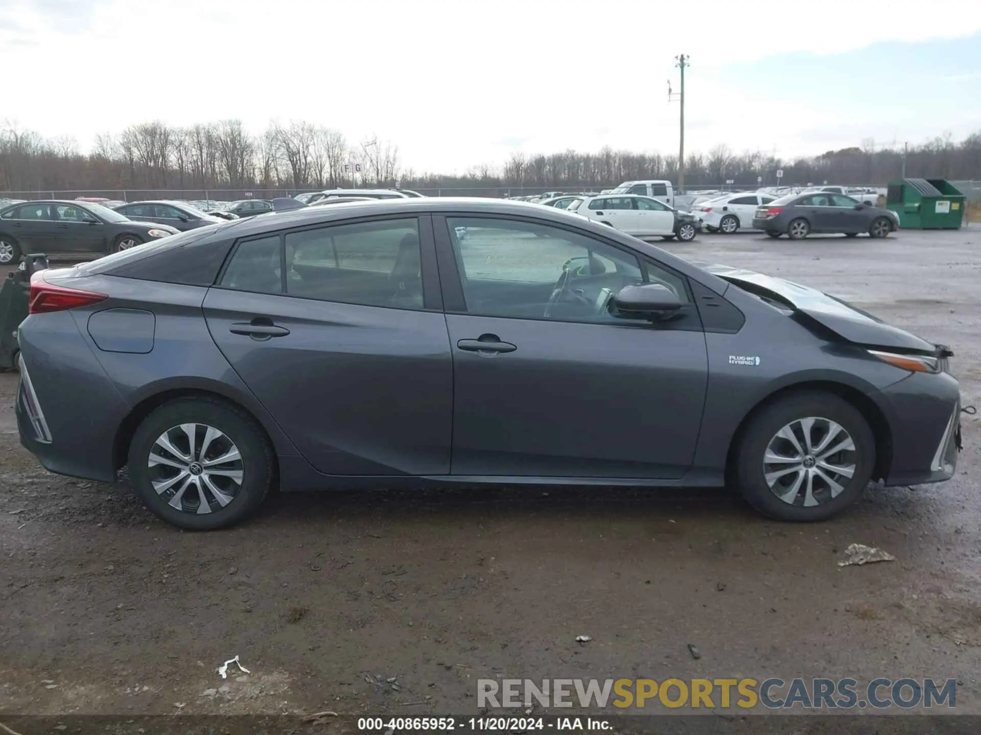 13 fotografías del automóvil dañado JTDKAMFP4M3171355 TOYOTA PRIUS PRIME 2021