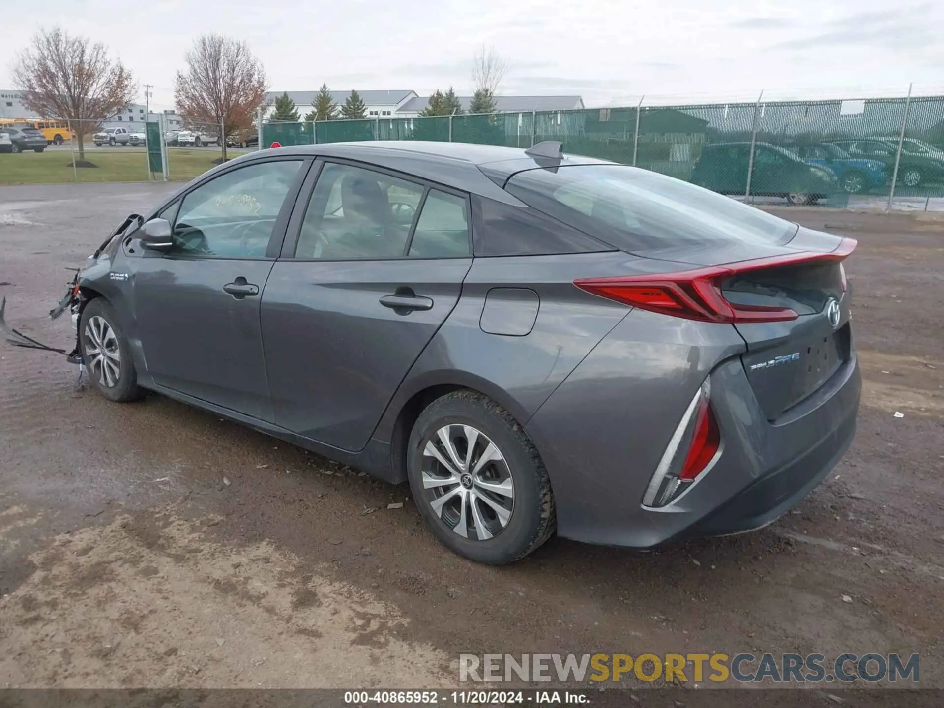 3 fotografías del automóvil dañado JTDKAMFP4M3171355 TOYOTA PRIUS PRIME 2021