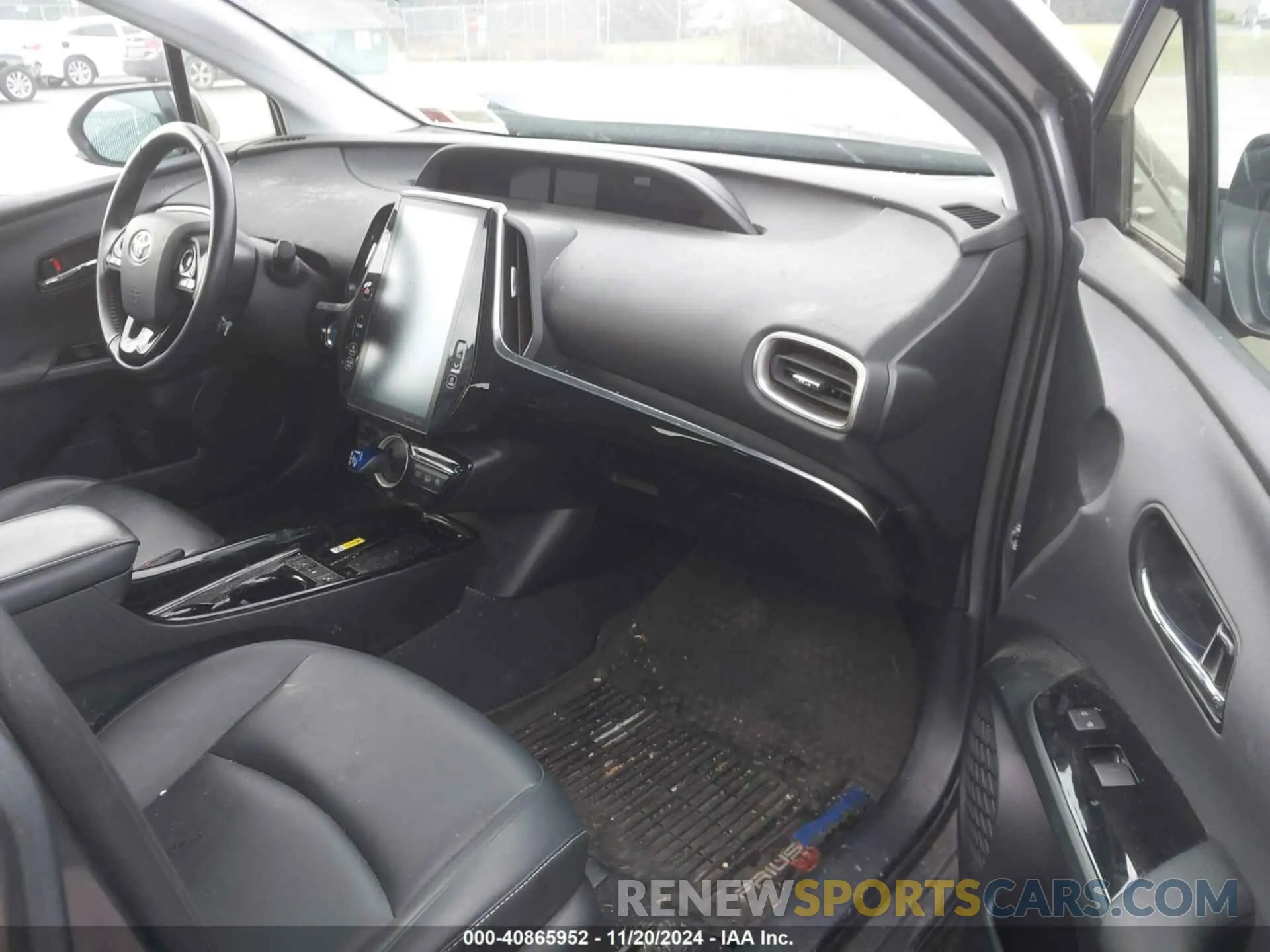 5 fotografías del automóvil dañado JTDKAMFP4M3171355 TOYOTA PRIUS PRIME 2021