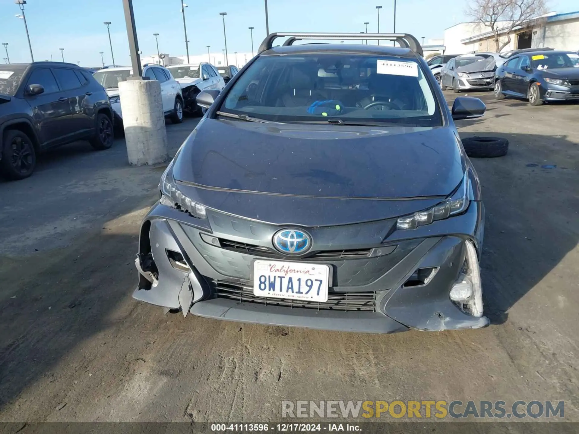 13 fotografías del automóvil dañado JTDKAMFP4M3189676 TOYOTA PRIUS PRIME 2021