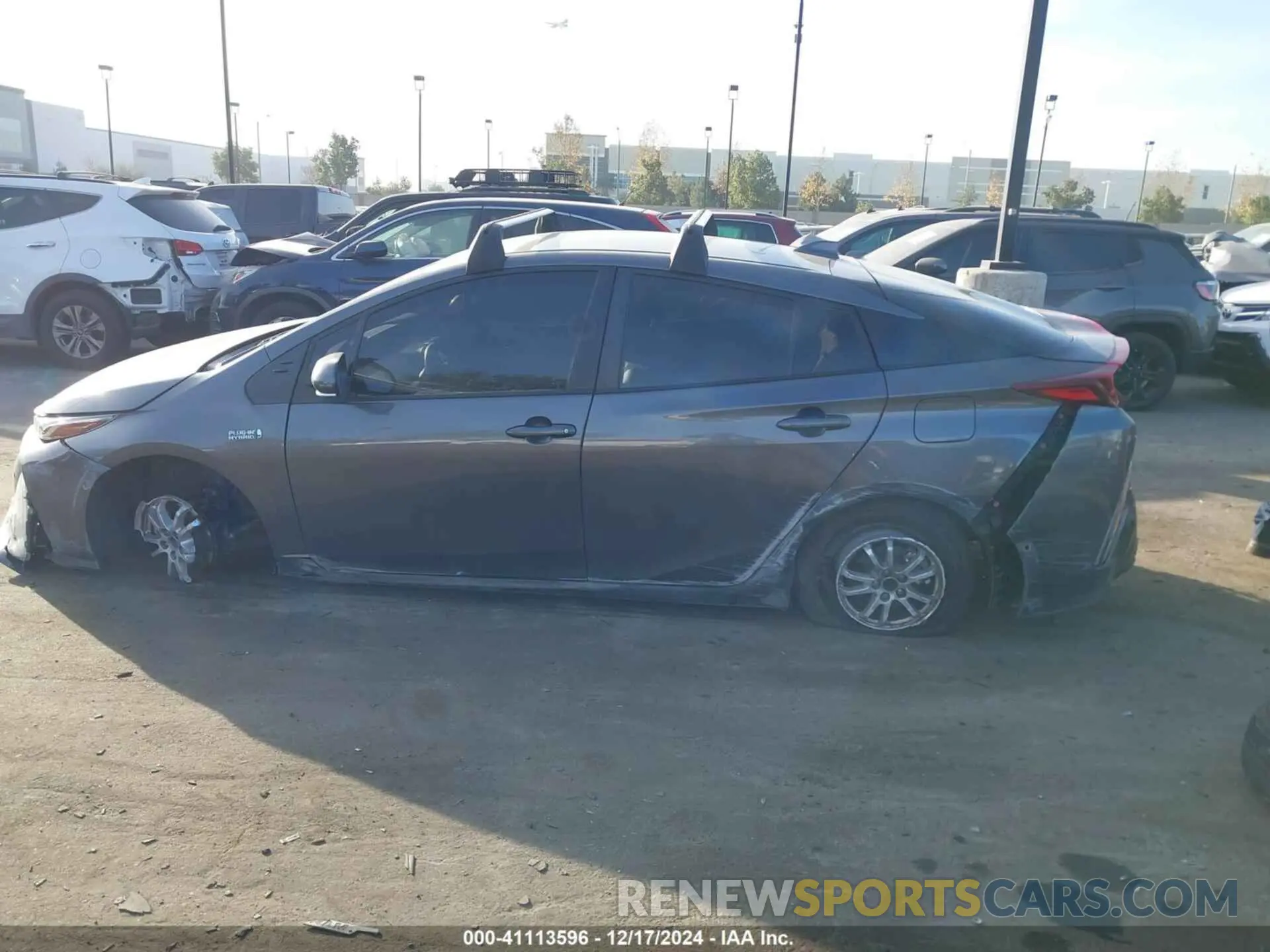15 fotografías del automóvil dañado JTDKAMFP4M3189676 TOYOTA PRIUS PRIME 2021