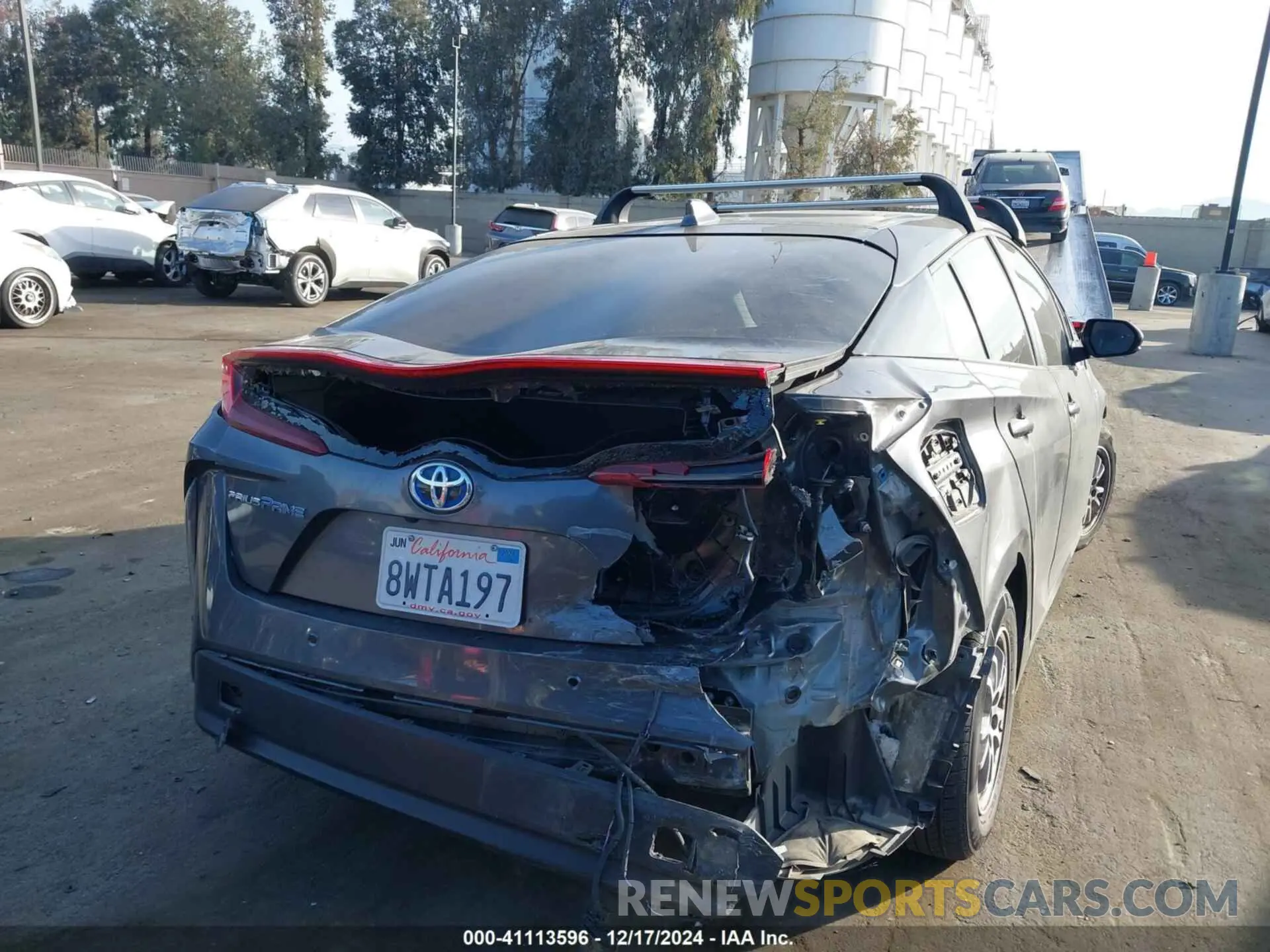 17 fotografías del automóvil dañado JTDKAMFP4M3189676 TOYOTA PRIUS PRIME 2021