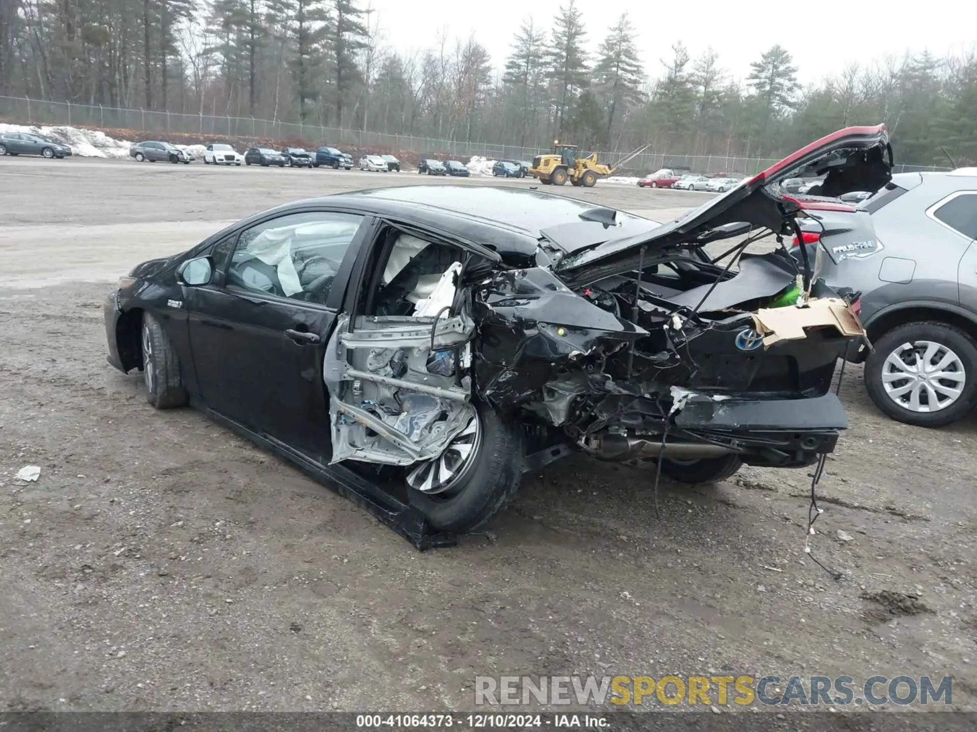 3 fotografías del automóvil dañado JTDKAMFP5M3174944 TOYOTA PRIUS PRIME 2021