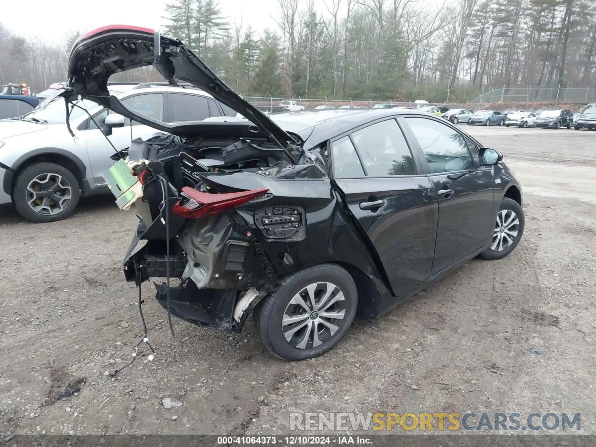4 fotografías del automóvil dañado JTDKAMFP5M3174944 TOYOTA PRIUS PRIME 2021