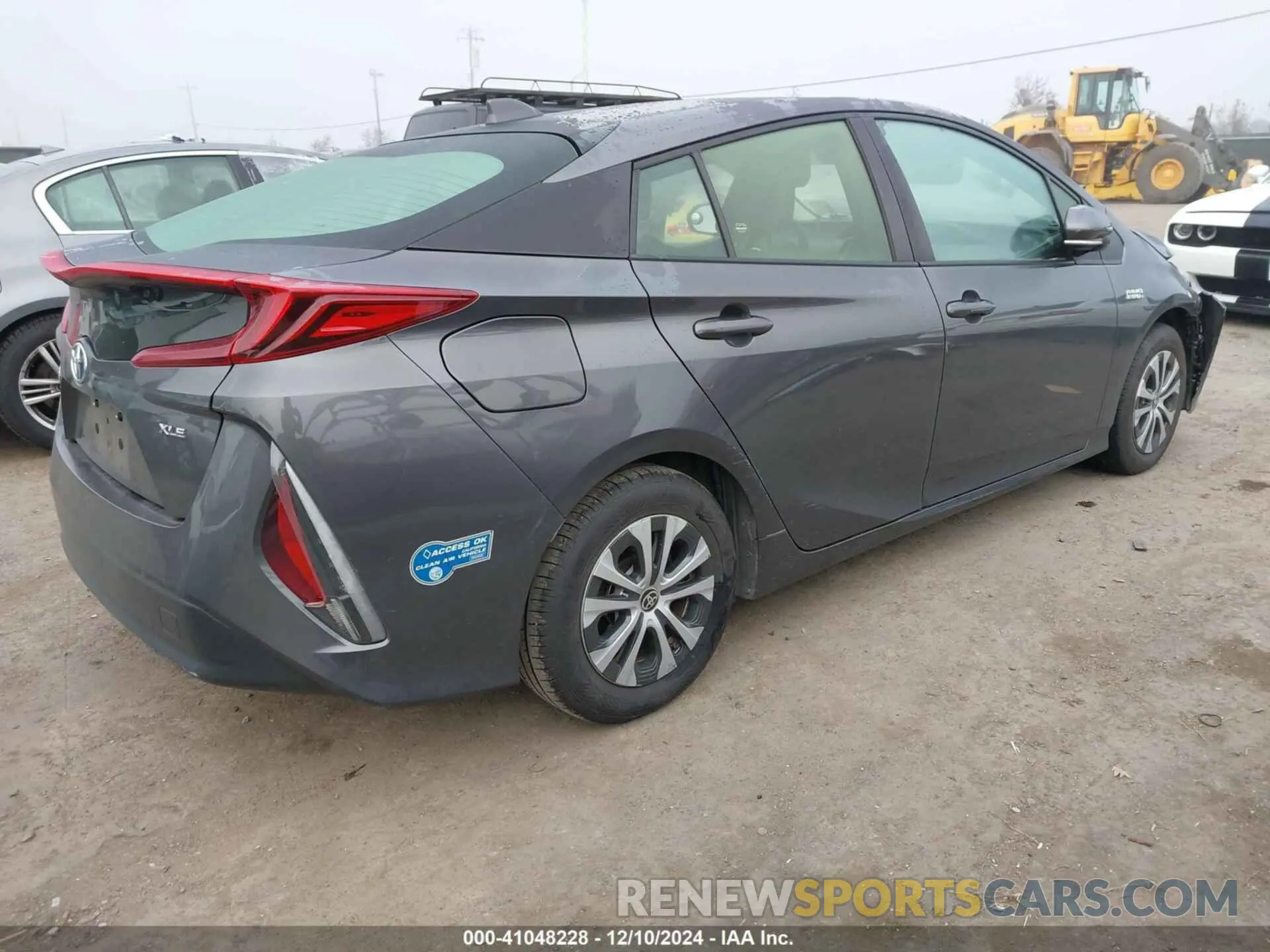 4 fotografías del automóvil dañado JTDKAMFP5M3178203 TOYOTA PRIUS PRIME 2021