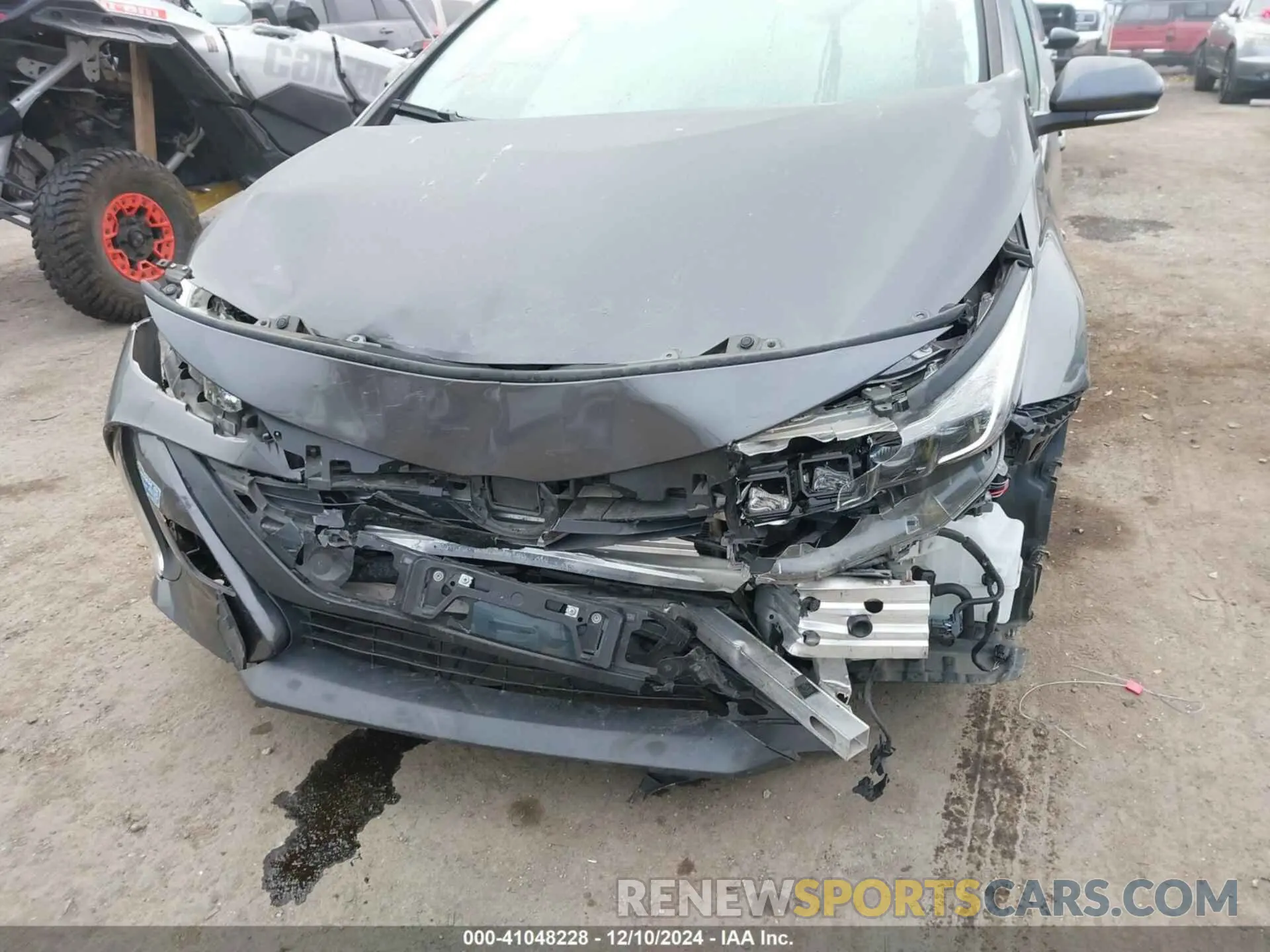 6 fotografías del automóvil dañado JTDKAMFP5M3178203 TOYOTA PRIUS PRIME 2021