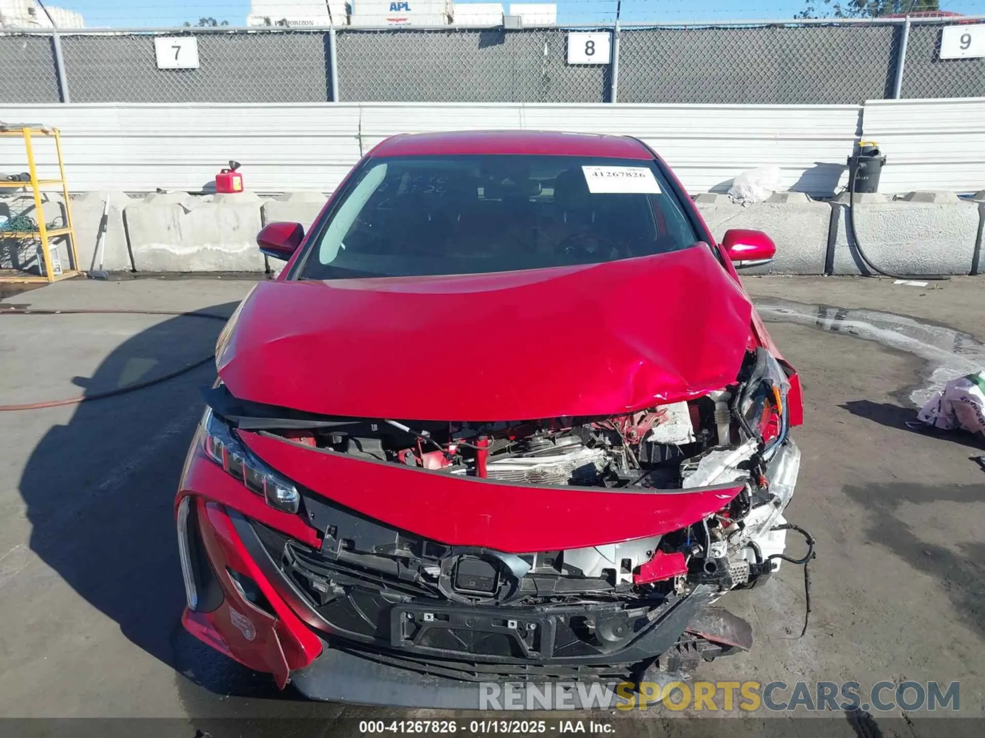 12 fotografías del automóvil dañado JTDKAMFP6M3179098 TOYOTA PRIUS PRIME 2021
