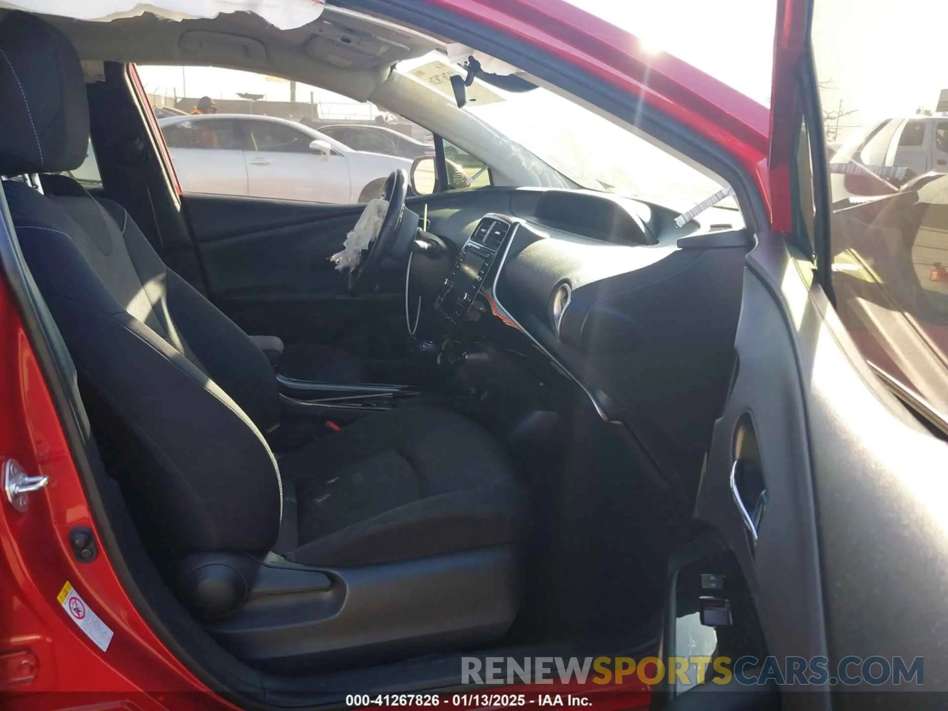 5 fotografías del automóvil dañado JTDKAMFP6M3179098 TOYOTA PRIUS PRIME 2021