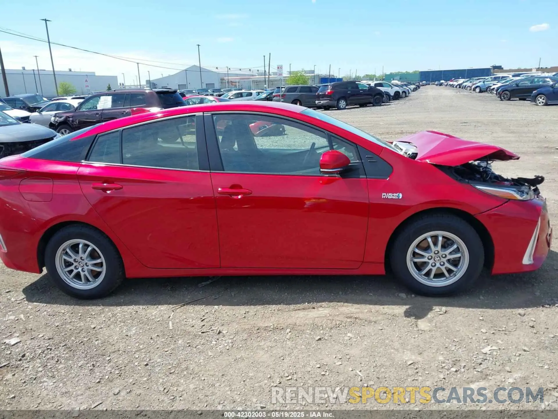 13 fotografías del automóvil dañado JTDKAMFP6M3192515 TOYOTA PRIUS PRIME 2021