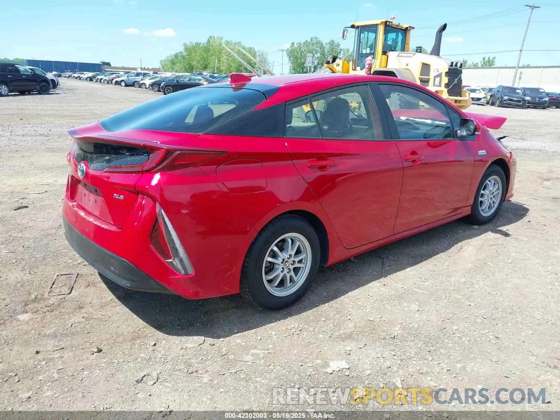4 fotografías del automóvil dañado JTDKAMFP6M3192515 TOYOTA PRIUS PRIME 2021