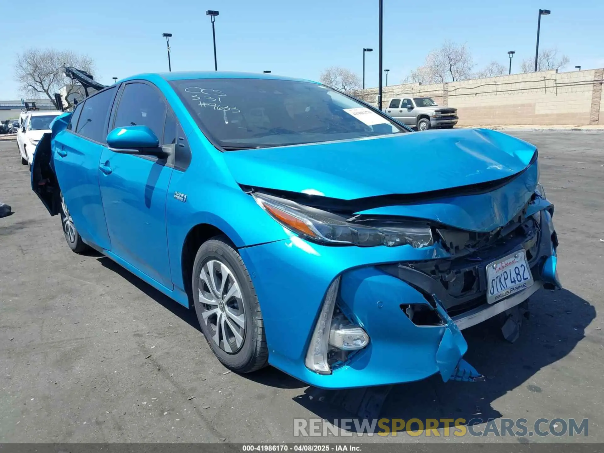 1 fotografías del automóvil dañado JTDKAMFP7M3169633 TOYOTA PRIUS PRIME 2021