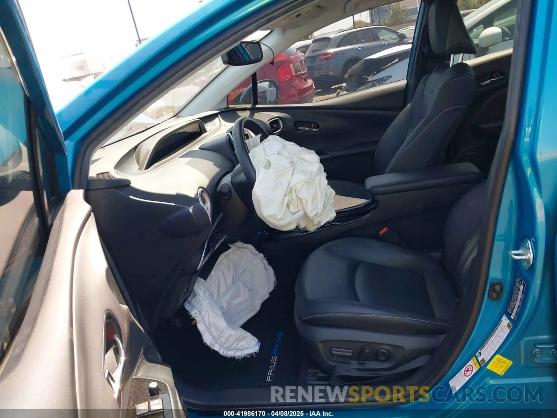 5 fotografías del automóvil dañado JTDKAMFP7M3169633 TOYOTA PRIUS PRIME 2021