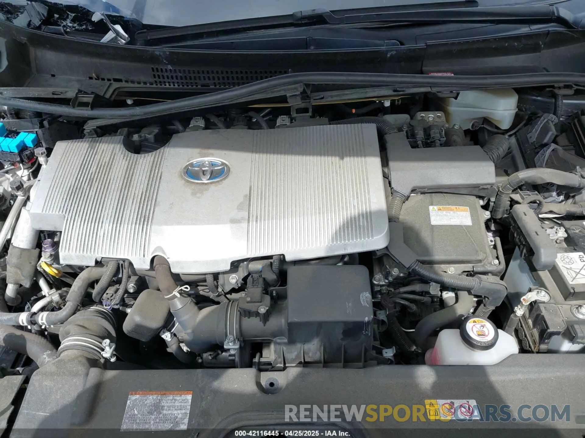 10 fotografías del automóvil dañado JTDKAMFP7M3177134 TOYOTA PRIUS PRIME 2021