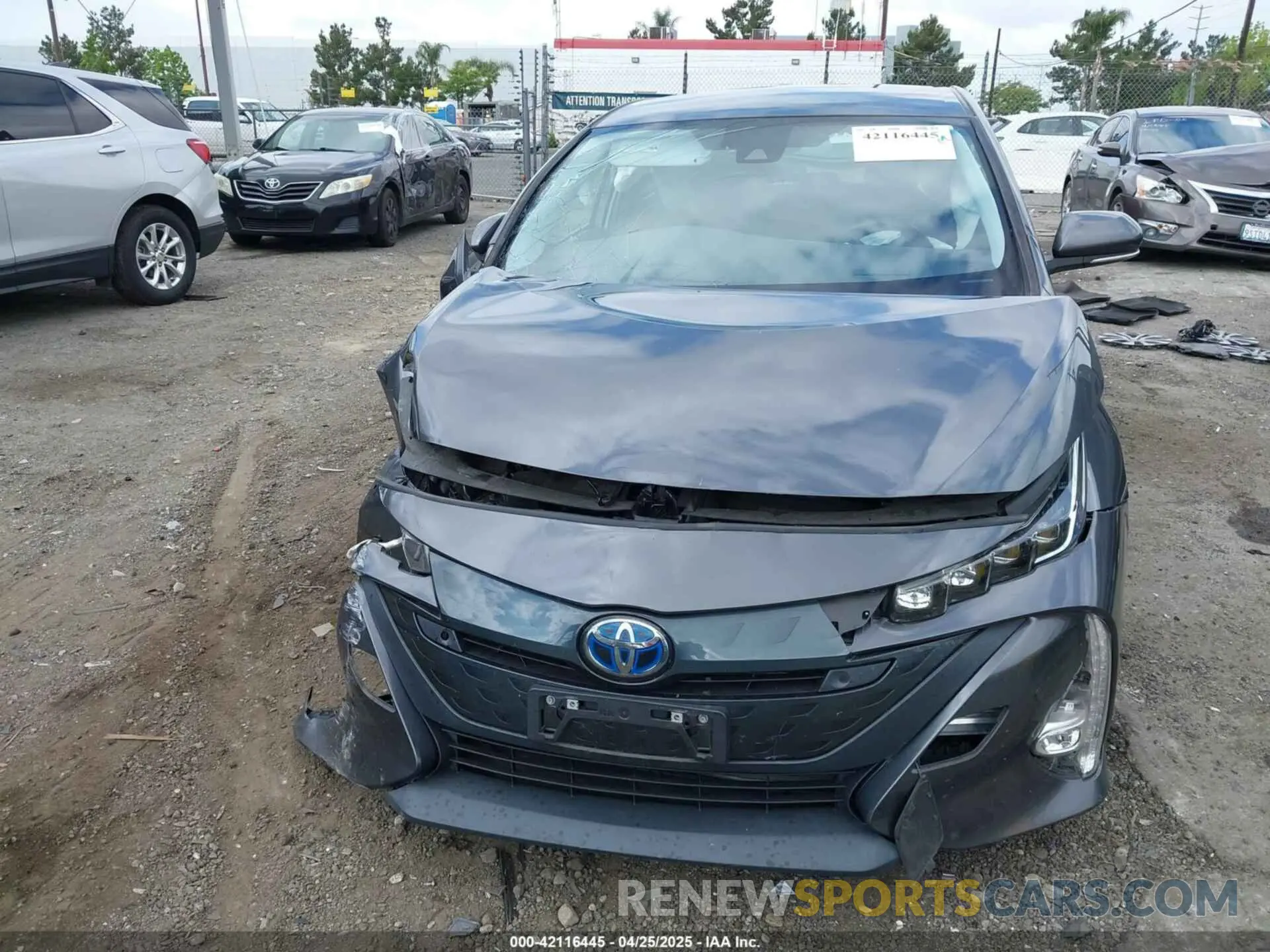 13 fotografías del automóvil dañado JTDKAMFP7M3177134 TOYOTA PRIUS PRIME 2021