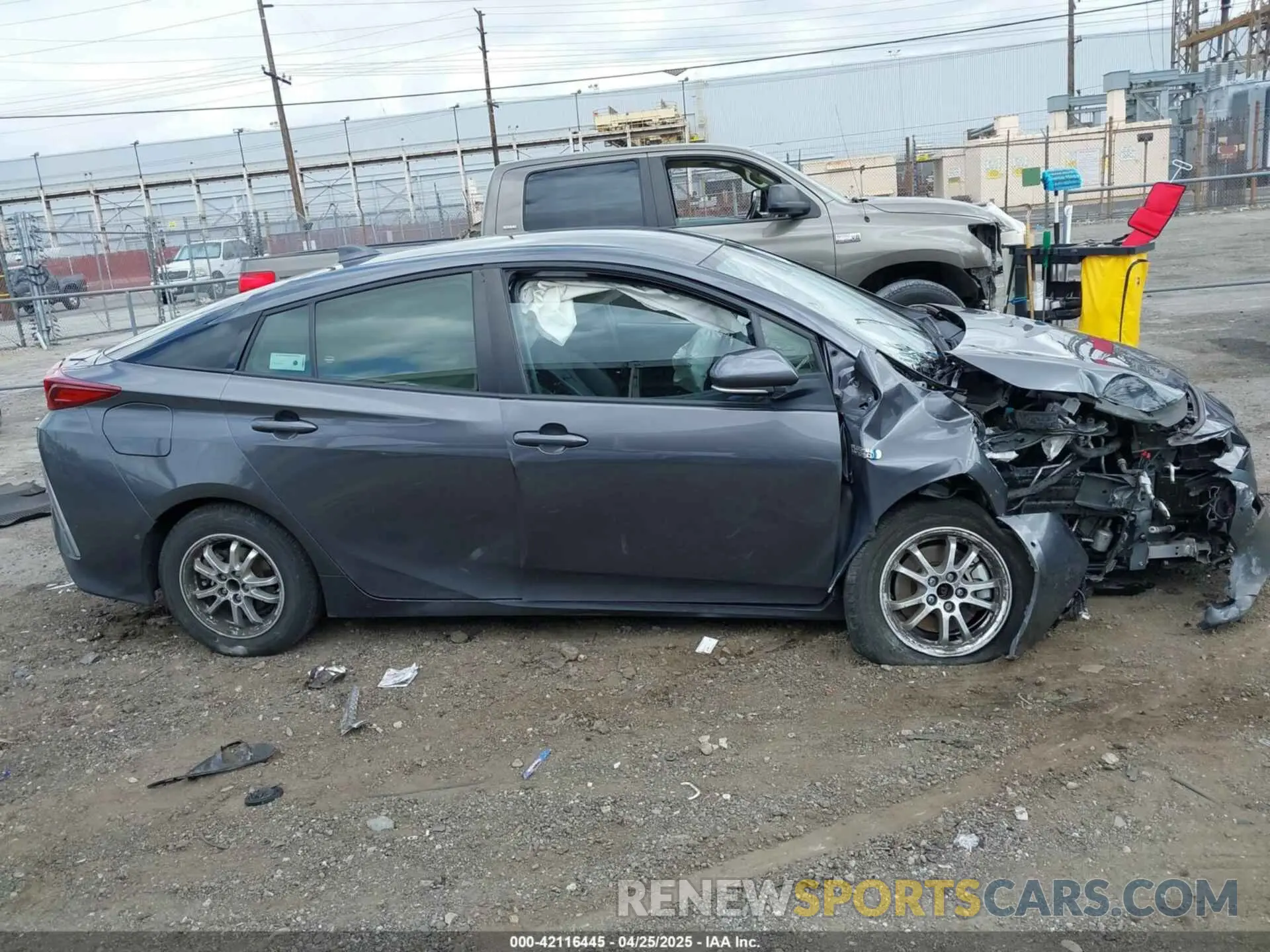14 fotografías del automóvil dañado JTDKAMFP7M3177134 TOYOTA PRIUS PRIME 2021