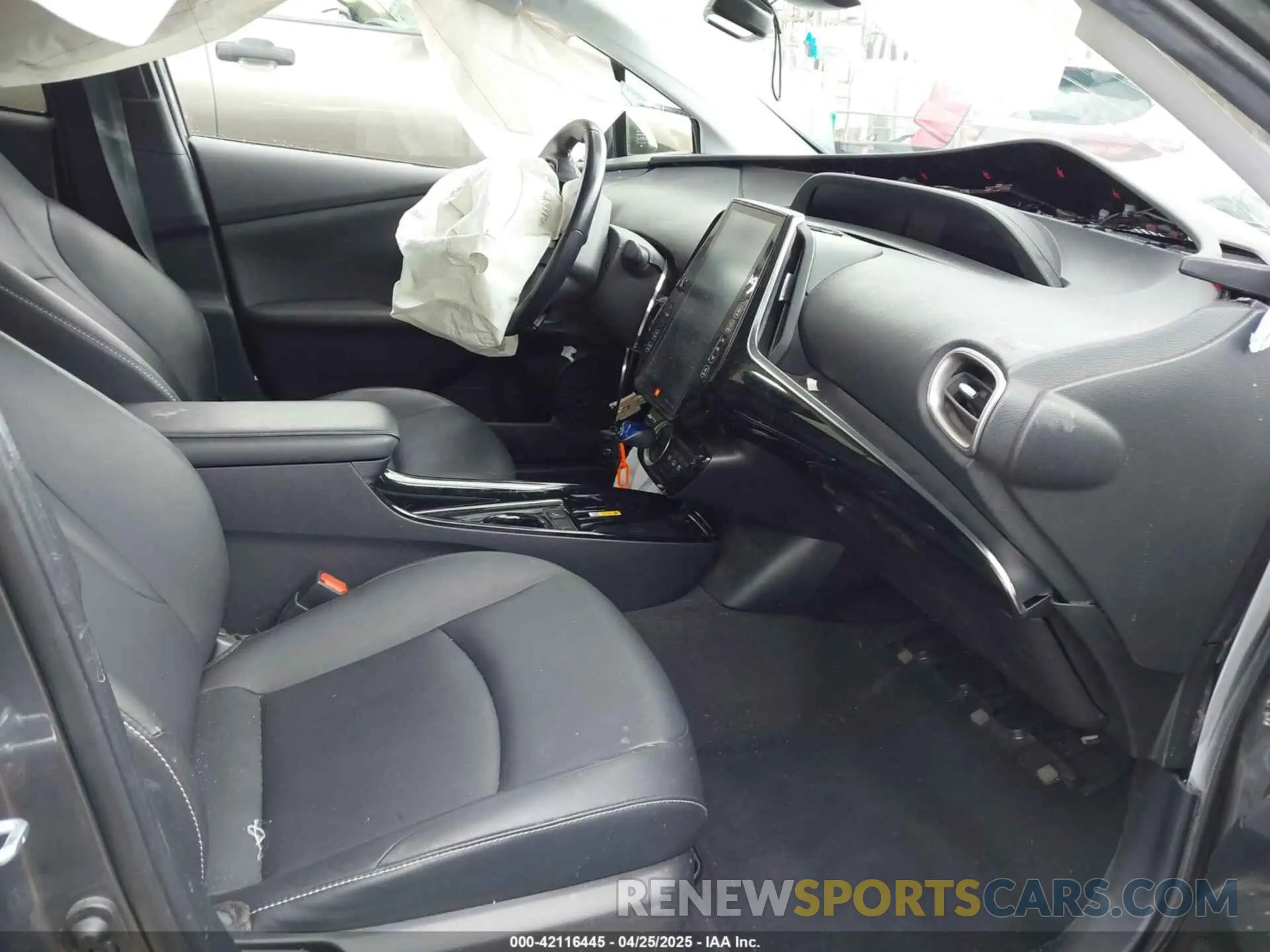 5 fotografías del automóvil dañado JTDKAMFP7M3177134 TOYOTA PRIUS PRIME 2021