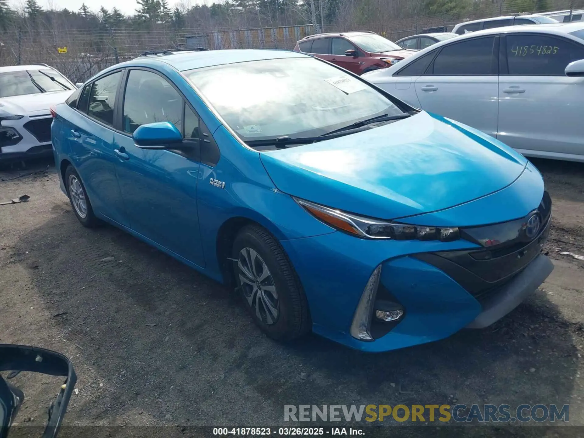 1 fotografías del automóvil dañado JTDKAMFP7M3178395 TOYOTA PRIUS PRIME 2021