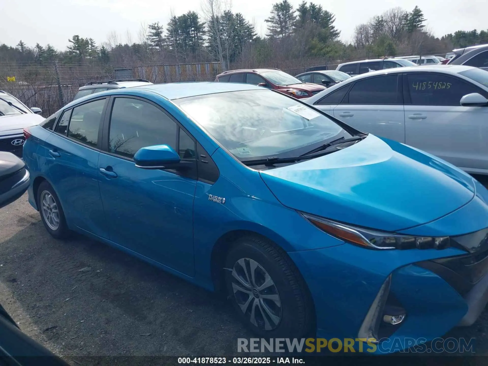 13 fotografías del automóvil dañado JTDKAMFP7M3178395 TOYOTA PRIUS PRIME 2021