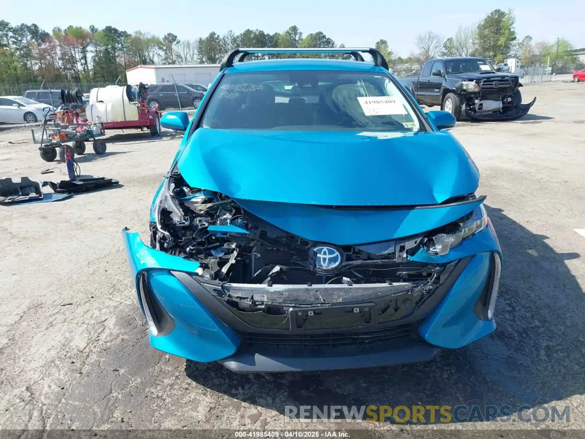 12 fotografías del automóvil dañado JTDKAMFP7M3180504 TOYOTA PRIUS PRIME 2021