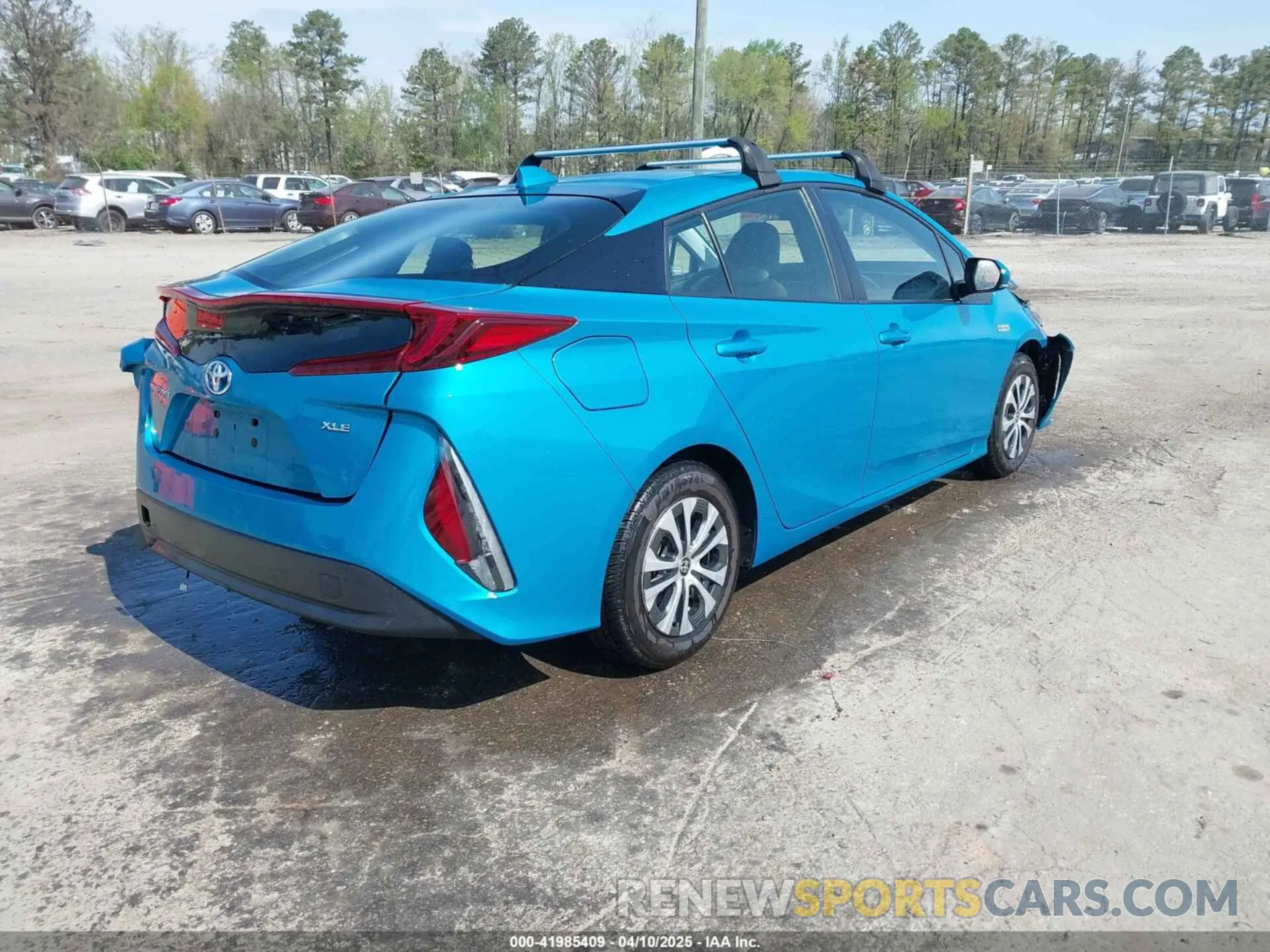 4 fotografías del automóvil dañado JTDKAMFP7M3180504 TOYOTA PRIUS PRIME 2021