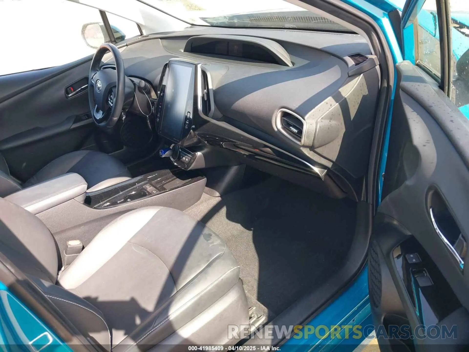 5 fotografías del automóvil dañado JTDKAMFP7M3180504 TOYOTA PRIUS PRIME 2021