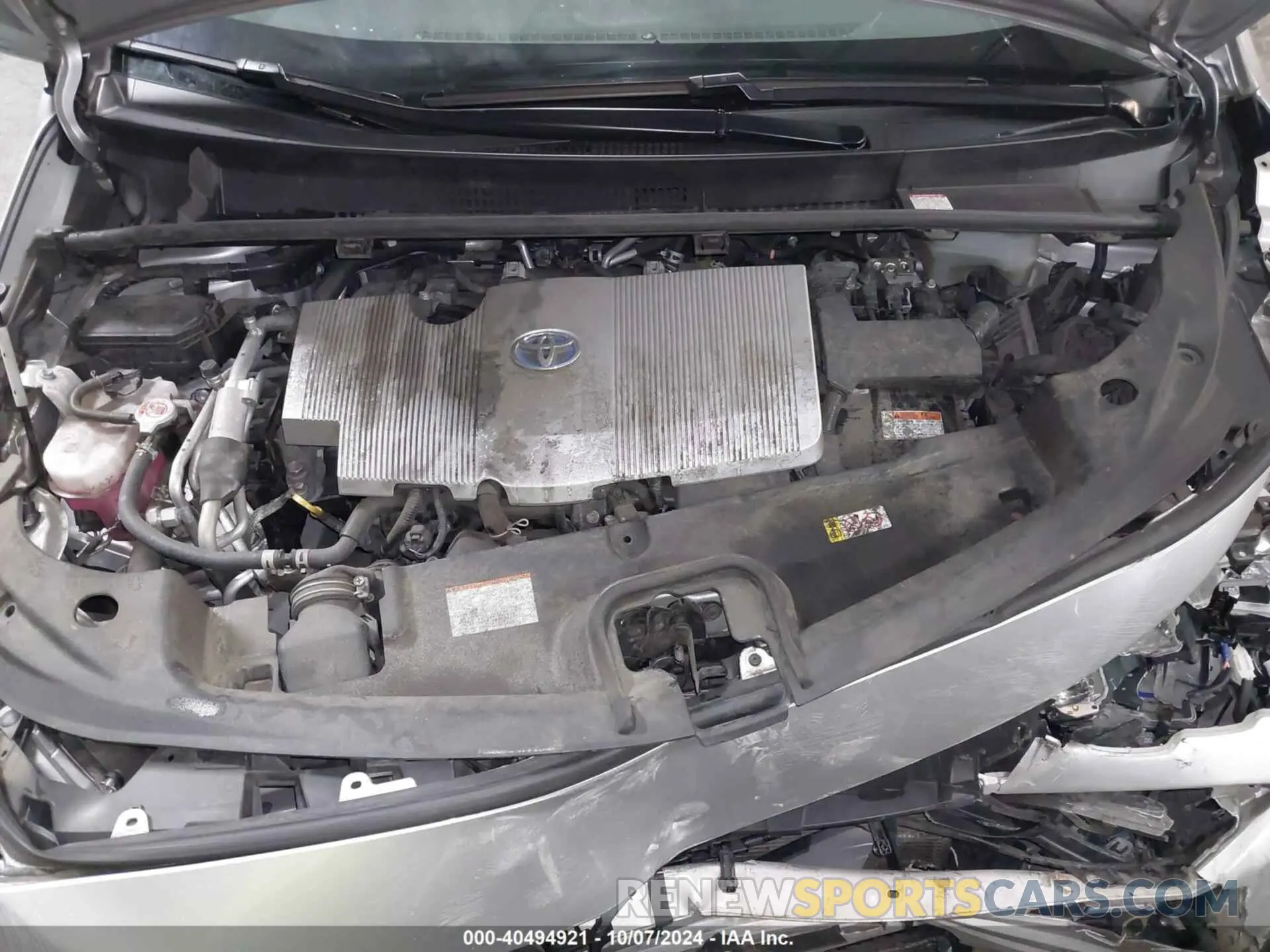 10 fotografías del automóvil dañado JTDKAMFP7M3191647 TOYOTA PRIUS PRIME 2021