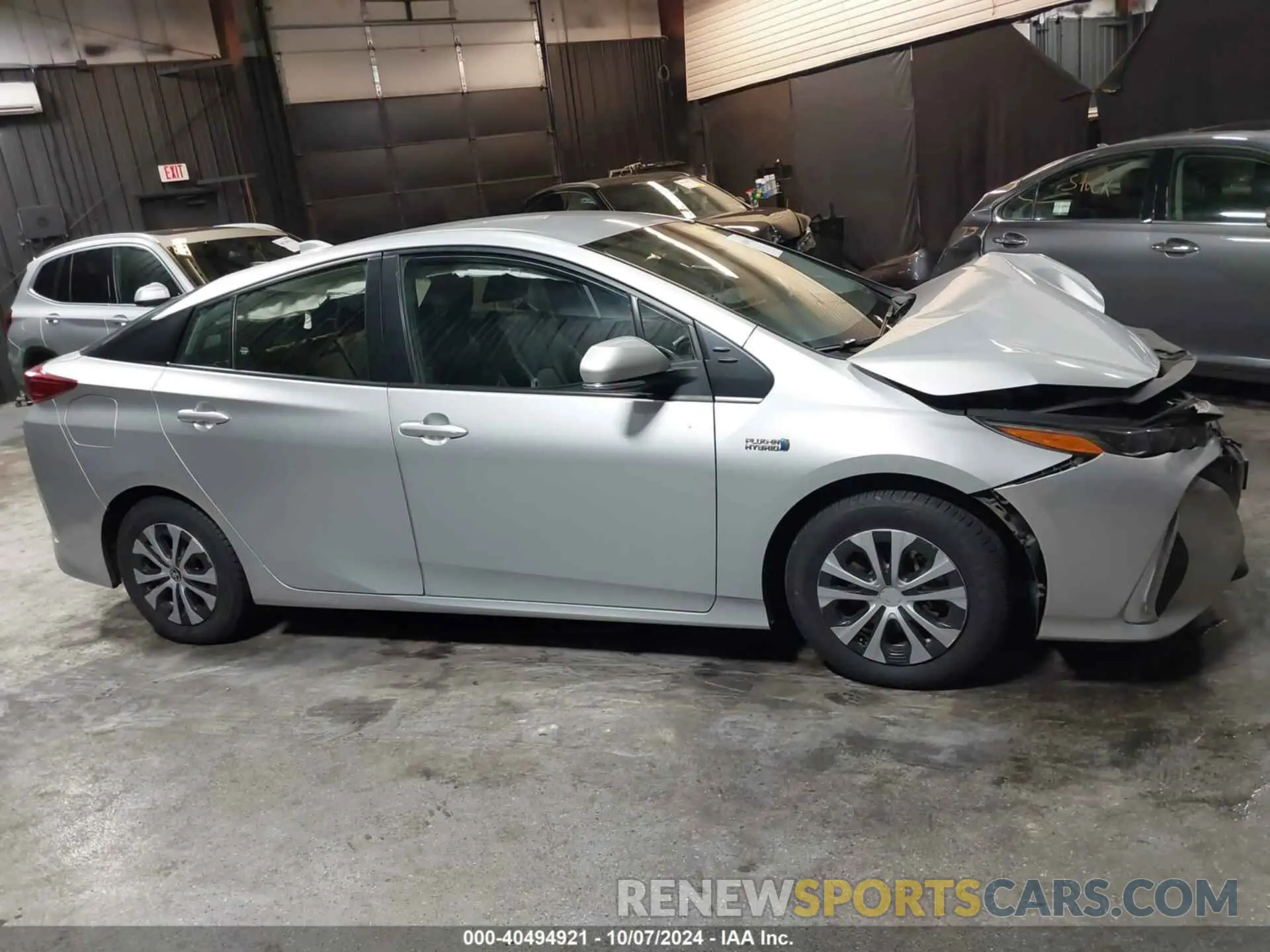 14 fotografías del automóvil dañado JTDKAMFP7M3191647 TOYOTA PRIUS PRIME 2021