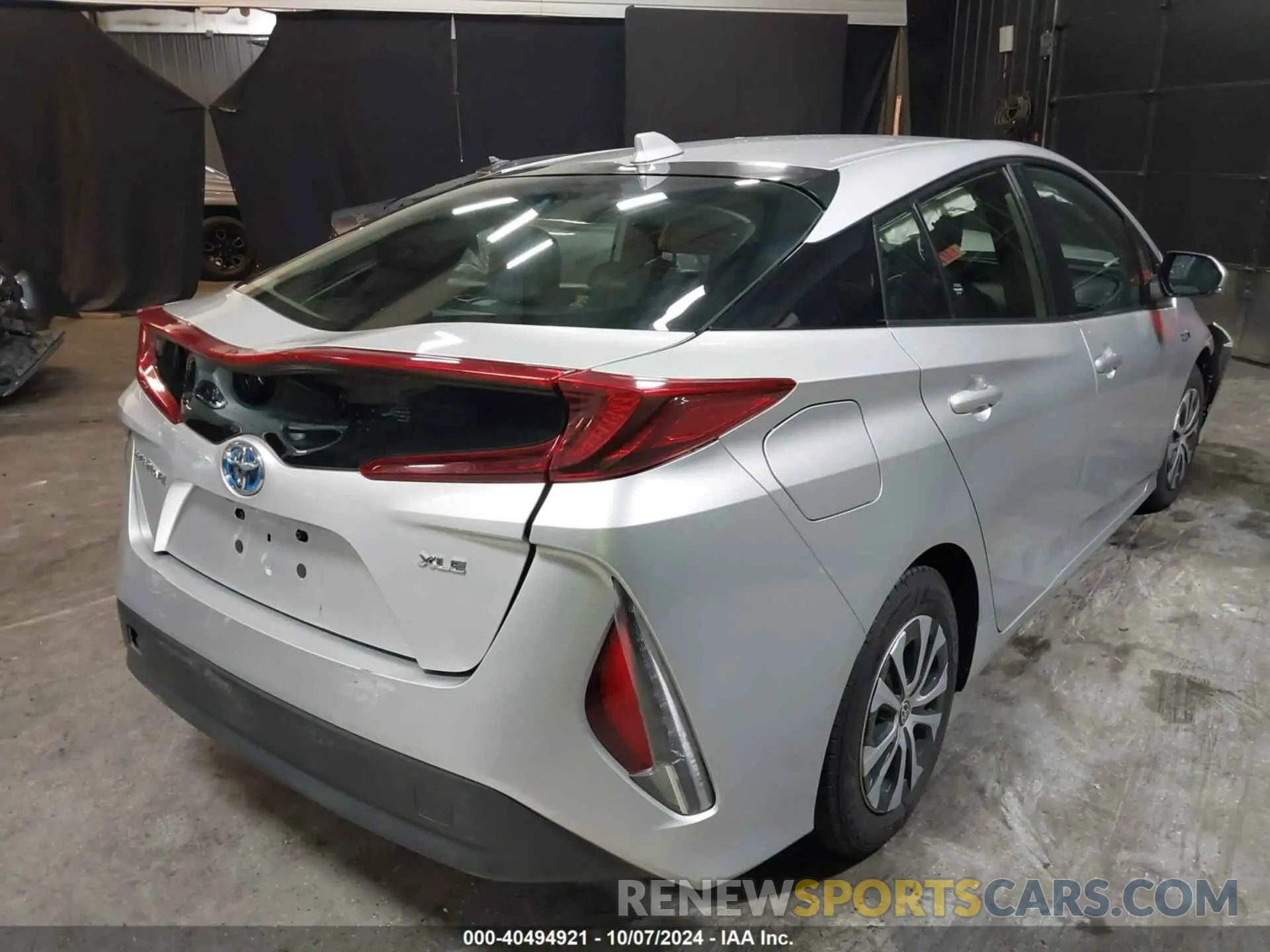 4 fotografías del automóvil dañado JTDKAMFP7M3191647 TOYOTA PRIUS PRIME 2021