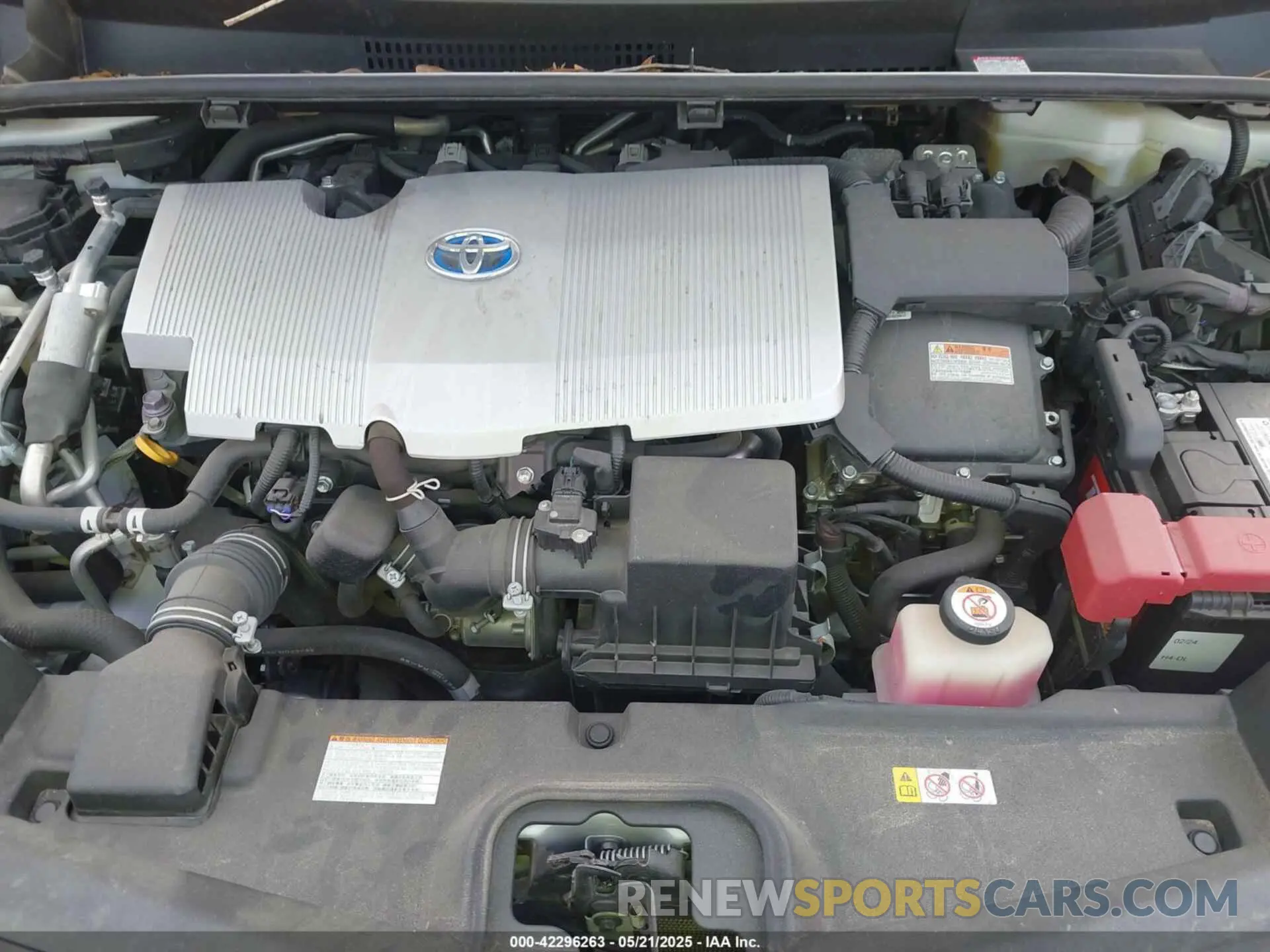 10 fotografías del automóvil dañado JTDKAMFP7M3194774 TOYOTA PRIUS PRIME 2021