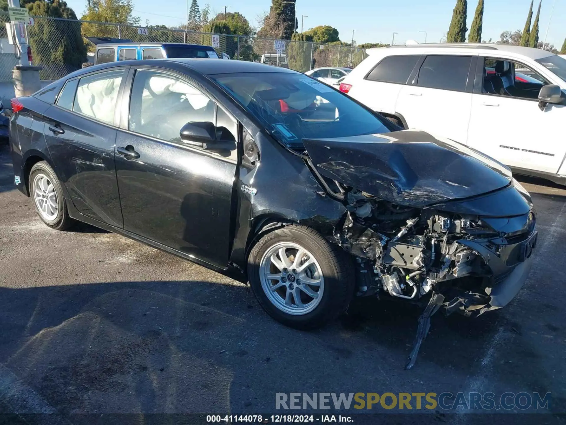 1 fotografías del automóvil dañado JTDKAMFP8M3187235 TOYOTA PRIUS PRIME 2021