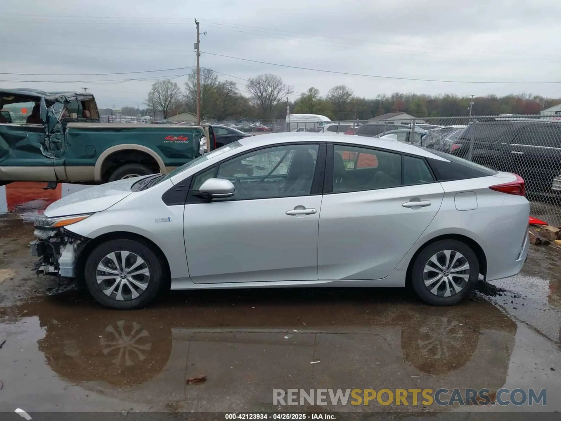 15 fotografías del automóvil dañado JTDKAMFP9M3170928 TOYOTA PRIUS PRIME 2021