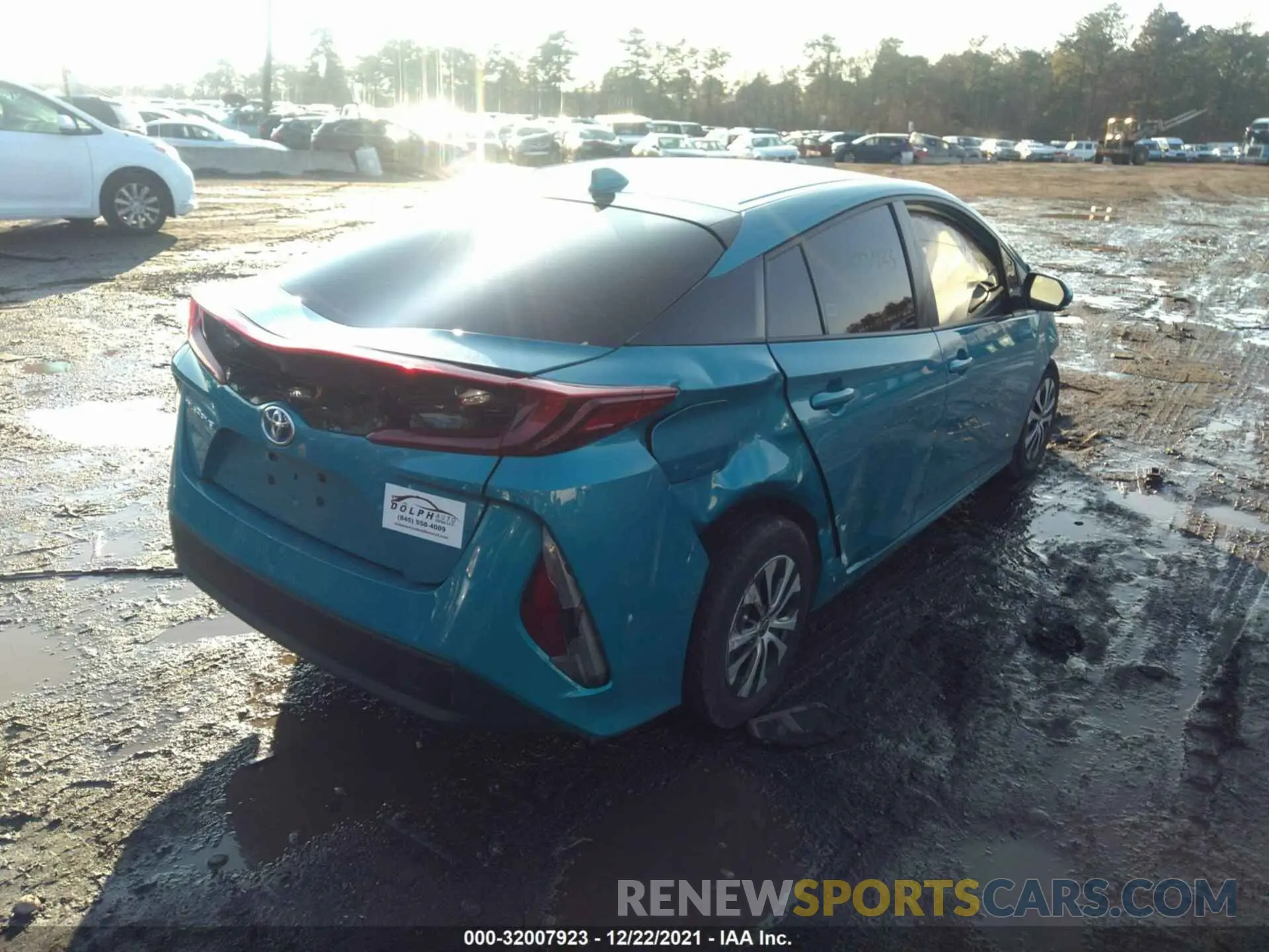 4 fotografías del automóvil dañado JTDKAMFP9M3174610 TOYOTA PRIUS PRIME 2021