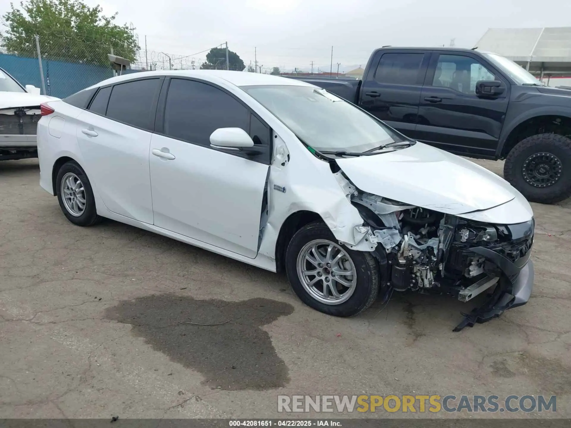 1 fotografías del automóvil dañado JTDKAMFP9M3194047 TOYOTA PRIUS PRIME 2021