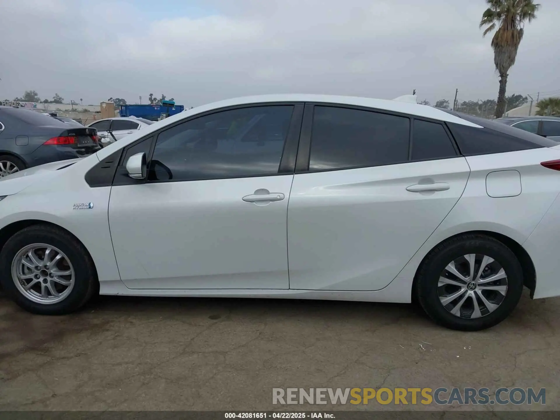 14 fotografías del automóvil dañado JTDKAMFP9M3194047 TOYOTA PRIUS PRIME 2021