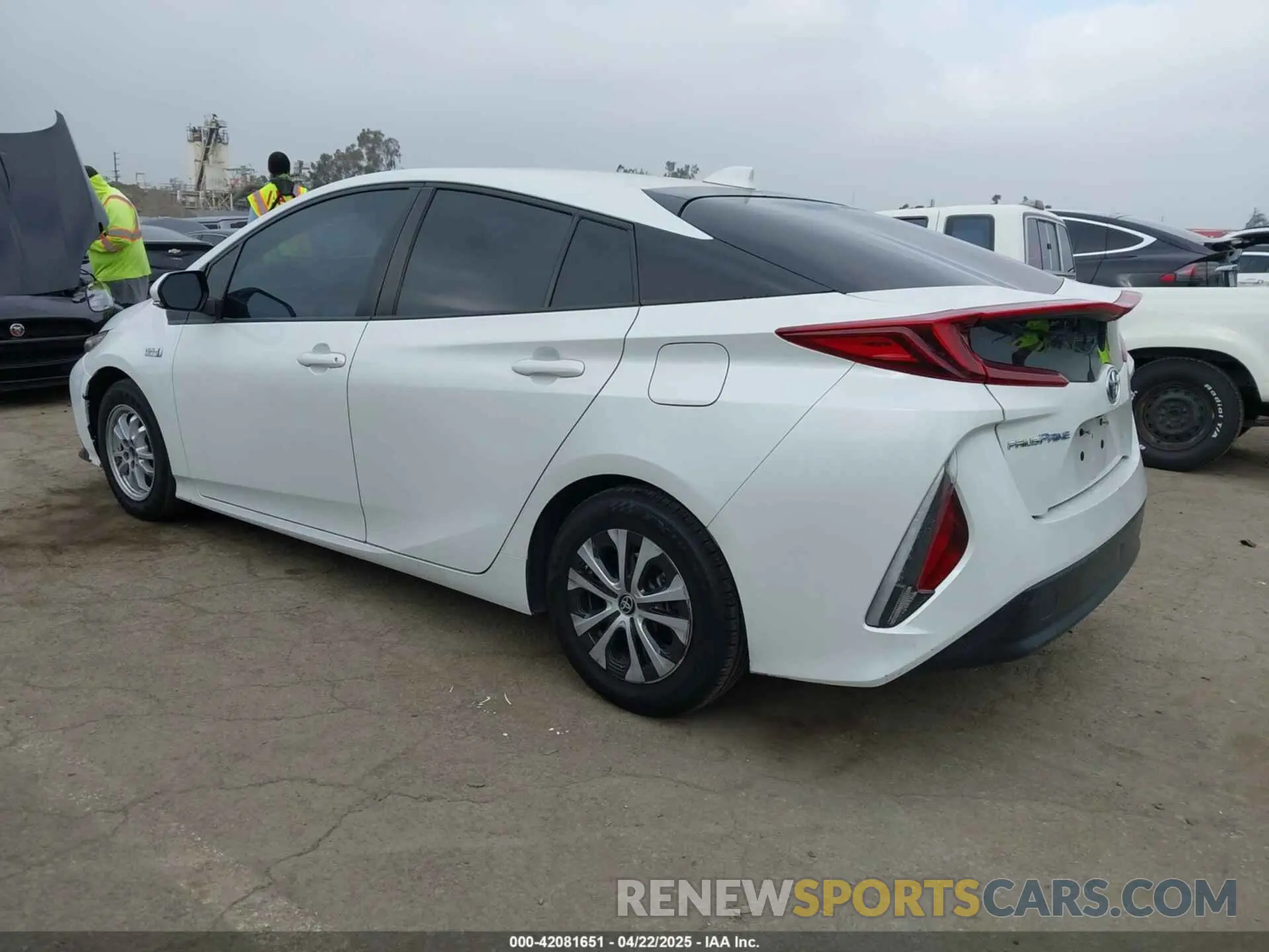 3 fotografías del automóvil dañado JTDKAMFP9M3194047 TOYOTA PRIUS PRIME 2021
