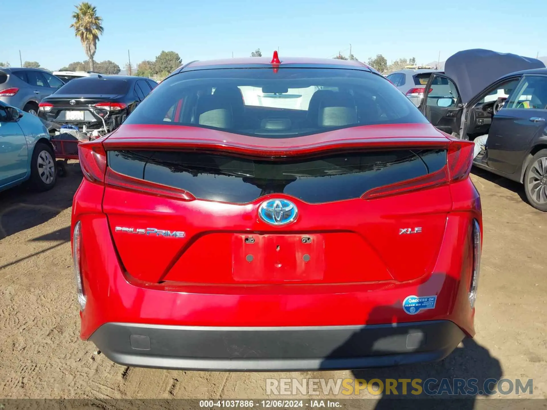 17 fotografías del automóvil dañado JTDKAMFPXM3169612 TOYOTA PRIUS PRIME 2021