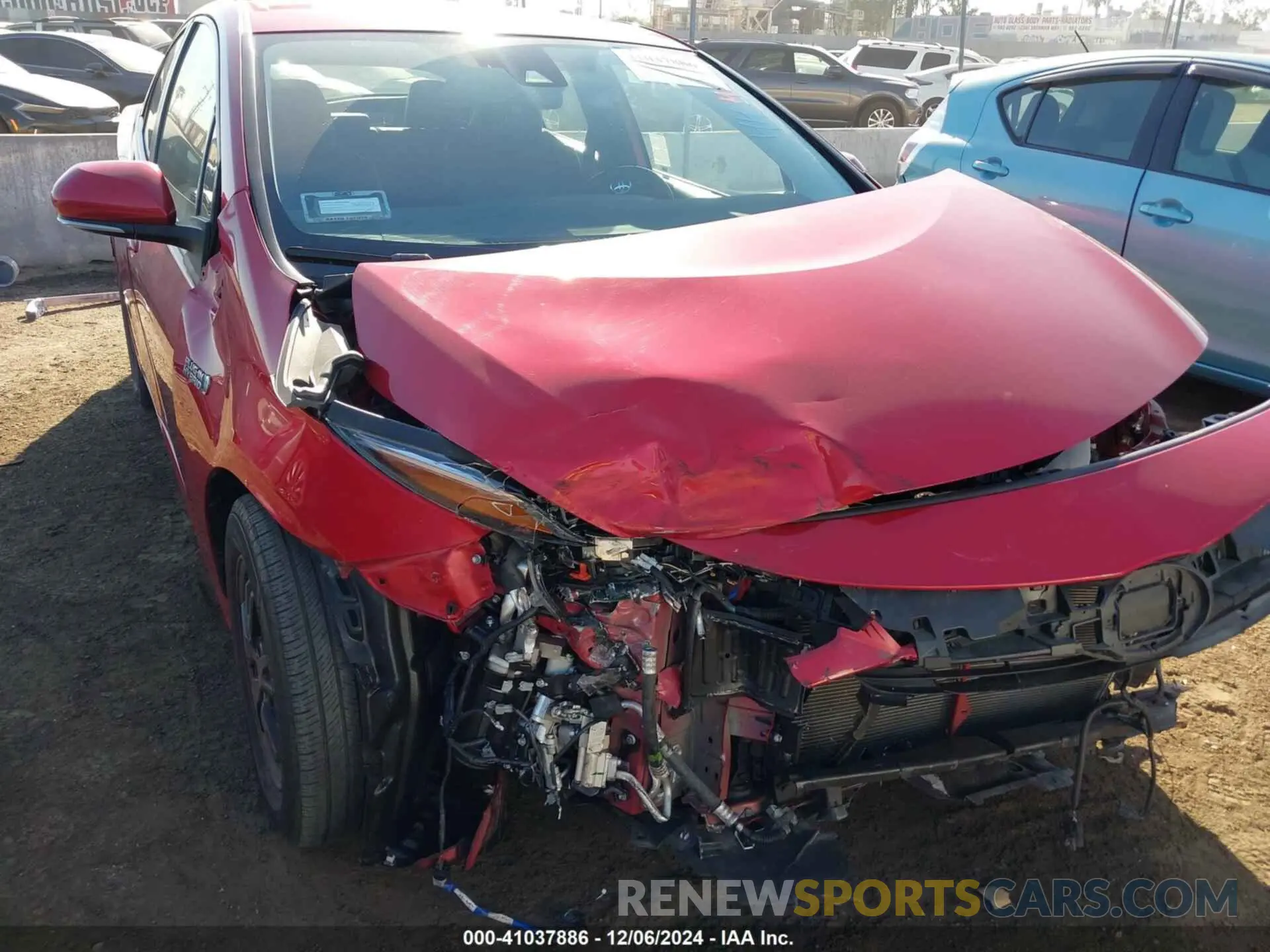 6 fotografías del automóvil dañado JTDKAMFPXM3169612 TOYOTA PRIUS PRIME 2021