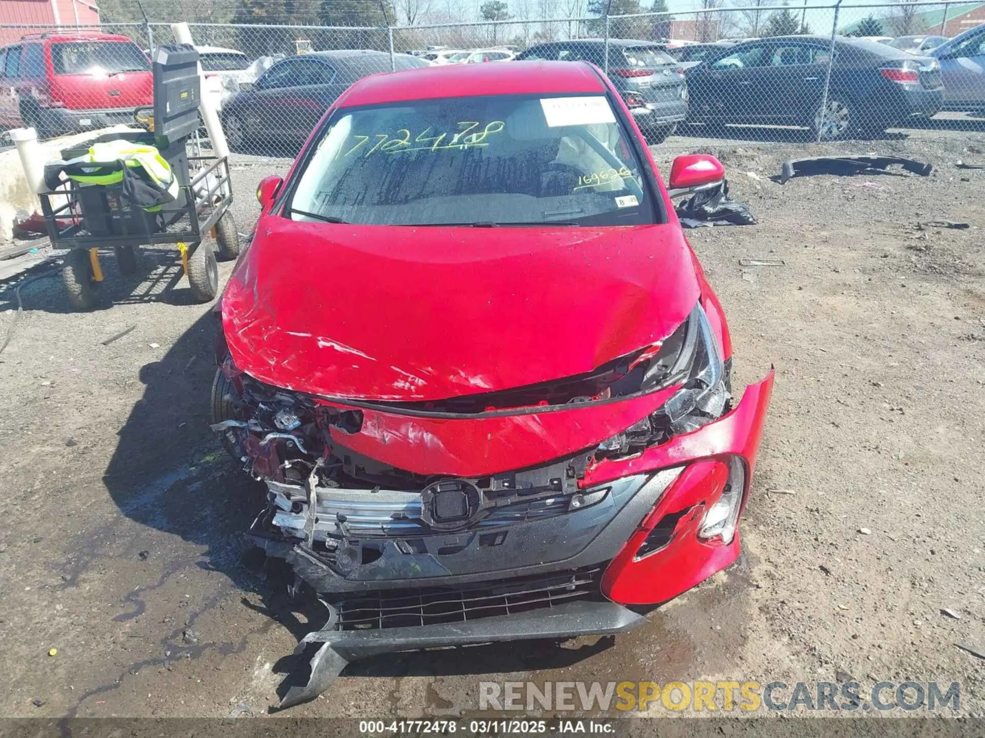 12 fotografías del automóvil dañado JTDKAMFPXM3169626 TOYOTA PRIUS PRIME 2021