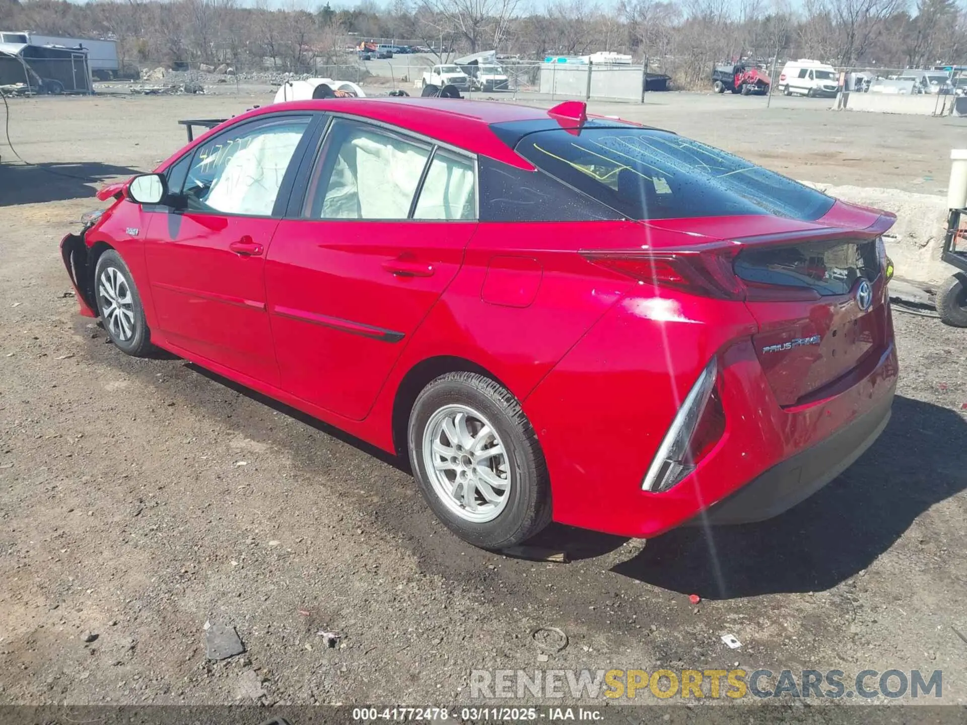 3 fotografías del automóvil dañado JTDKAMFPXM3169626 TOYOTA PRIUS PRIME 2021