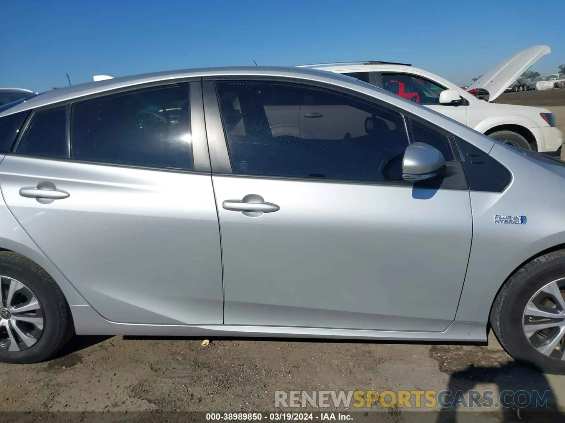 13 fotografías del automóvil dañado JTDKAMFPXM3180366 TOYOTA PRIUS PRIME 2021