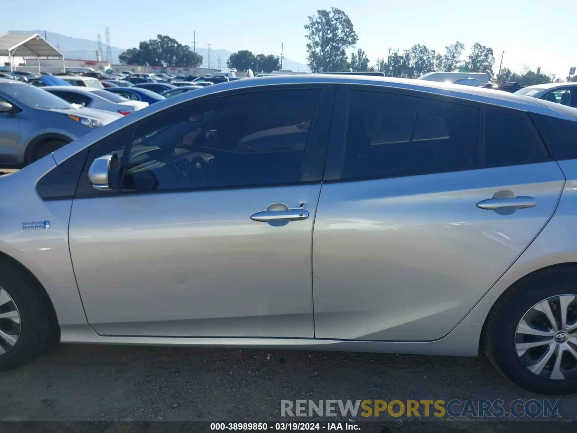 14 fotografías del automóvil dañado JTDKAMFPXM3180366 TOYOTA PRIUS PRIME 2021