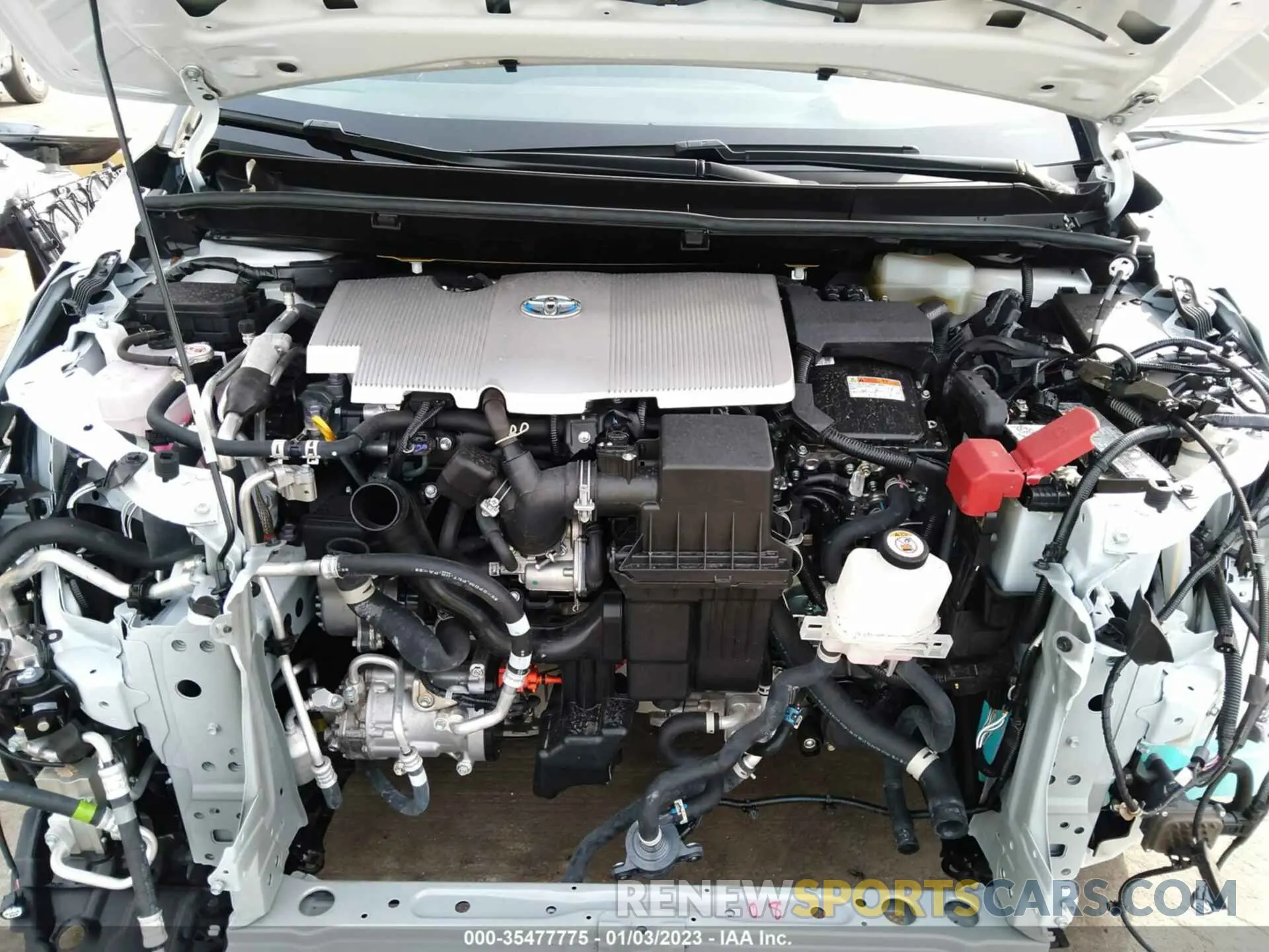 10 fotografías del automóvil dañado JTDKAMFPXM3185003 TOYOTA PRIUS PRIME 2021
