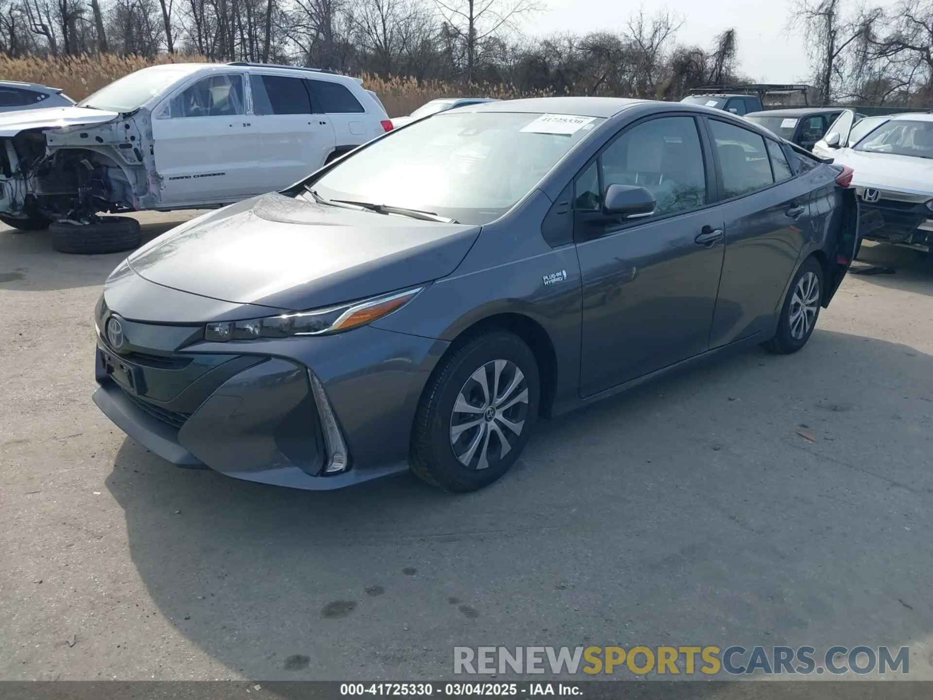 2 fotografías del automóvil dañado JTDKAMFP0N3220004 TOYOTA PRIUS PRIME 2022