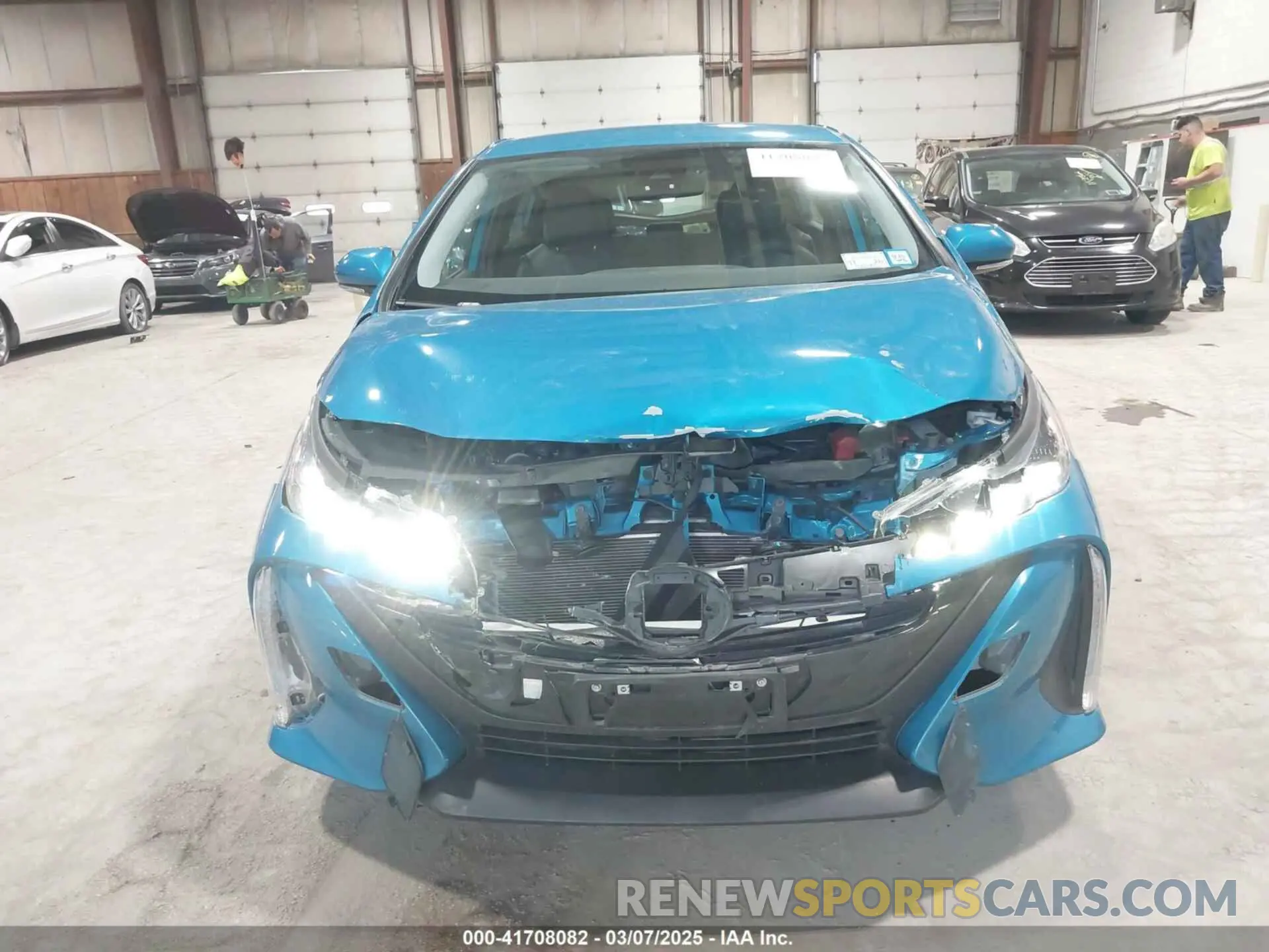 6 fotografías del automóvil dañado JTDKAMFP1N3205074 TOYOTA PRIUS PRIME 2022