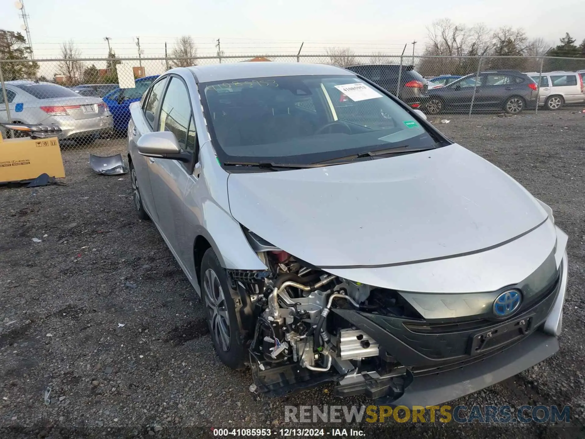 6 fotografías del automóvil dañado JTDKAMFP1N3214650 TOYOTA PRIUS PRIME 2022